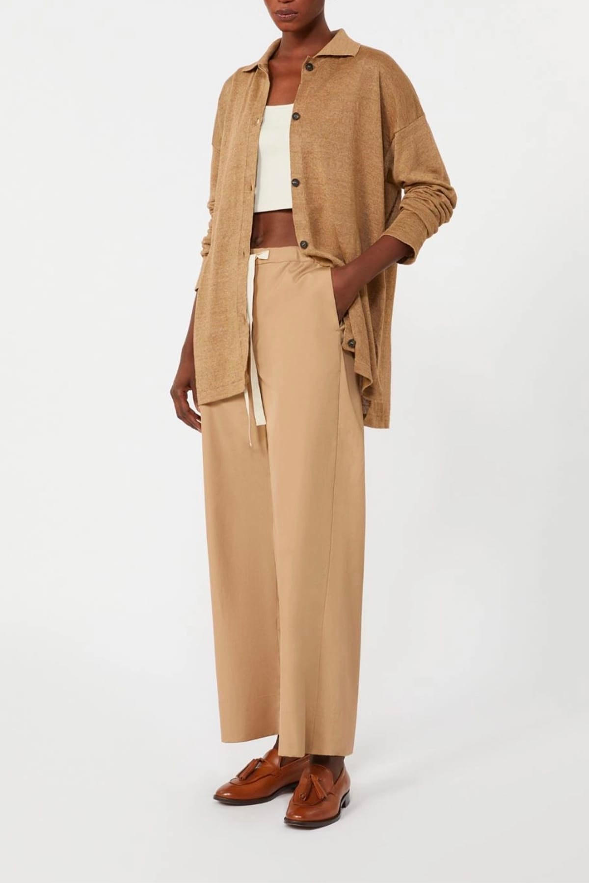 MAXMARA'S BRANDS PANTALONE LUNGO  Pantaloni dritti donna 'S Max Mara Smmargento