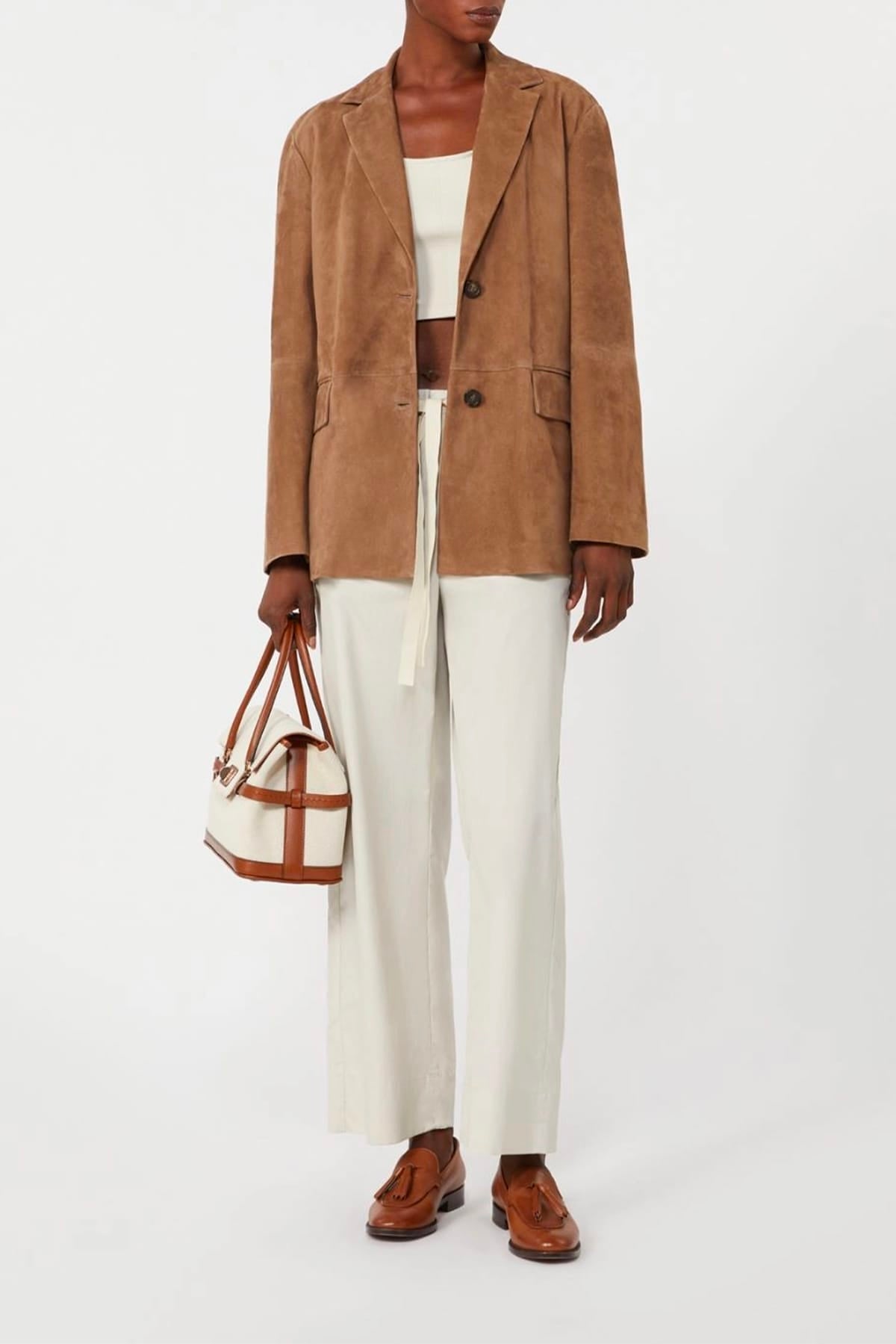 MAXMARA'S BRANDS PANTALONE LUNGO  Pantaloni dritti donna 'S Max Mara Smmargento