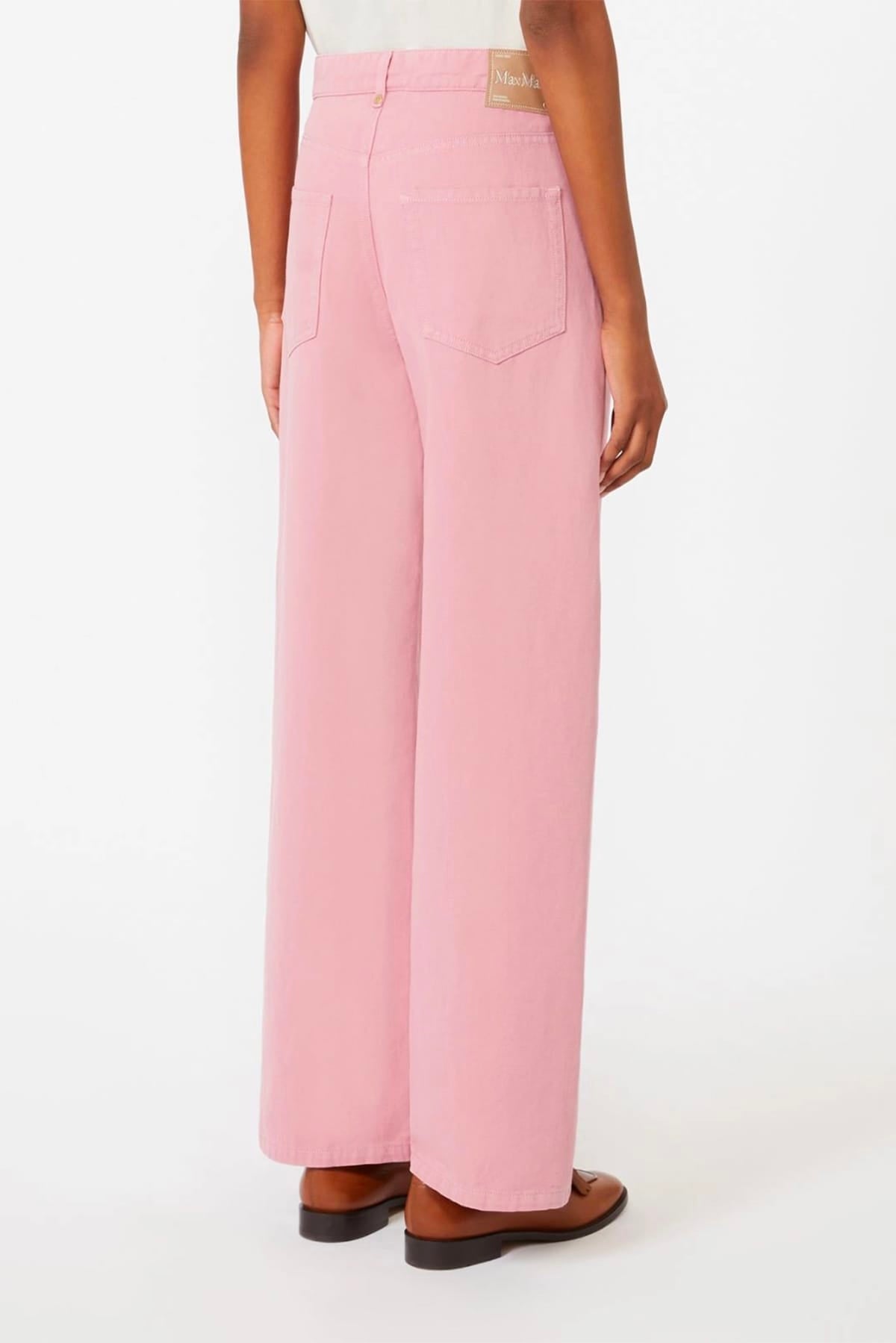 MAXMARA'S BRANDS PANTALONE LUNGO  Pantaloni dritti in cotone e lino 'S Max Mara Smmonorata