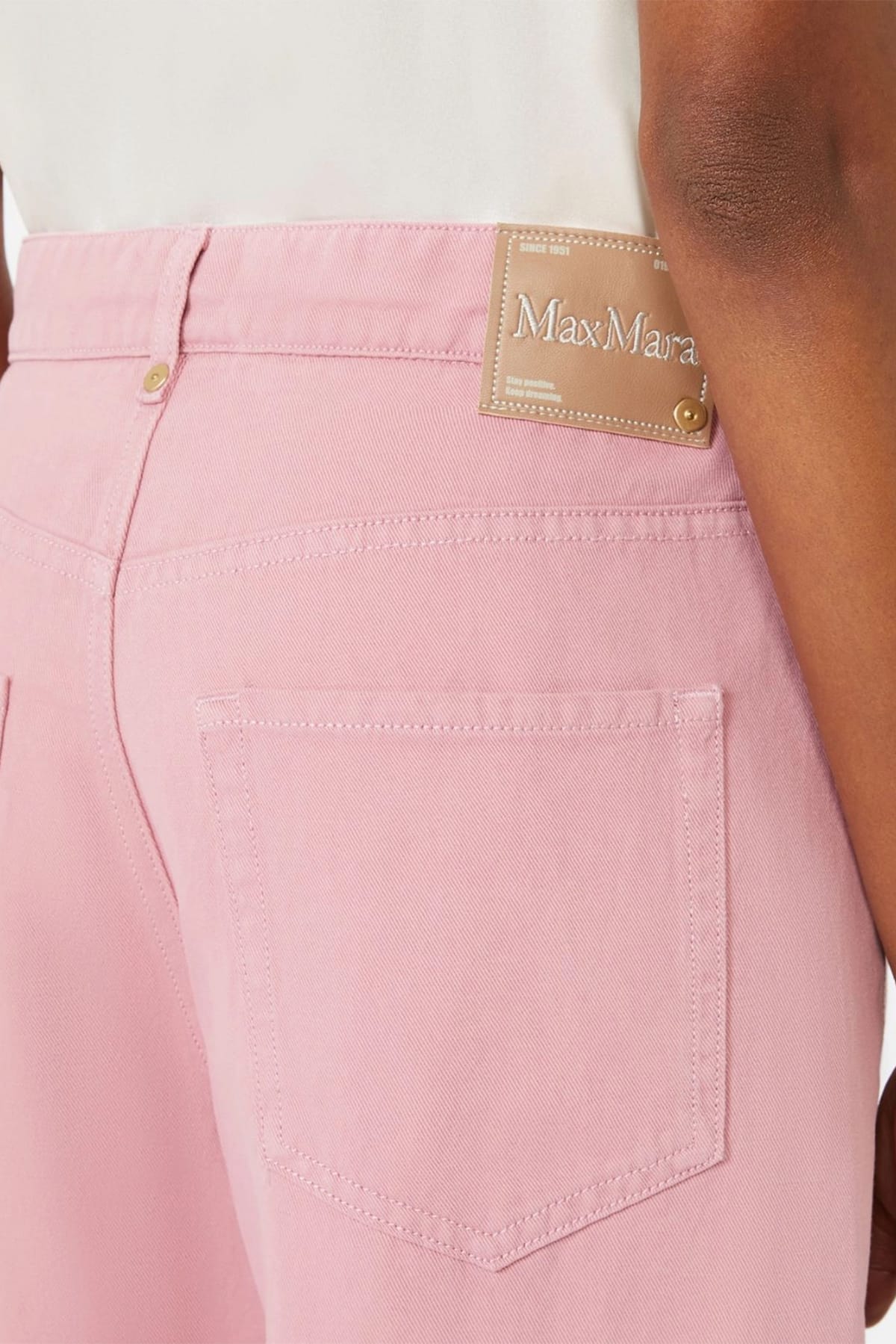 MAXMARA'S BRANDS PANTALONE LUNGO  Pantaloni dritti in cotone e lino 'S Max Mara Smmonorata