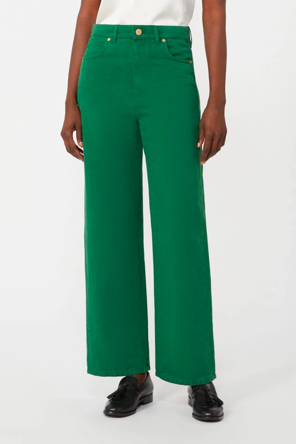 MAXMARA'S BRANDS PANTALONE LUNGO  ROSA / 34 Pantaloni dritti in cotone e lino 'S Max Mara Smmonorata