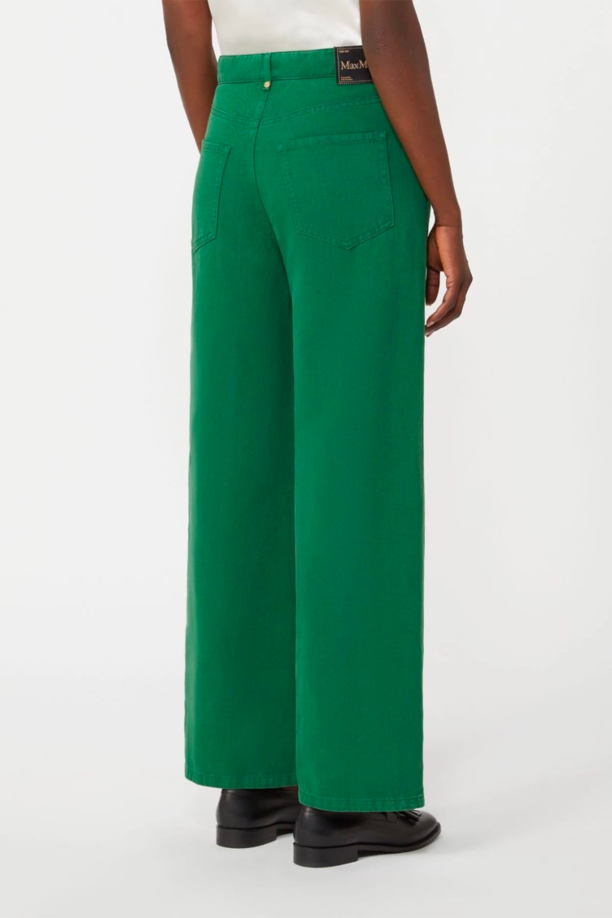 MAXMARA'S BRANDS PANTALONE LUNGO  Pantaloni dritti in cotone e lino 'S Max Mara Smmonorata