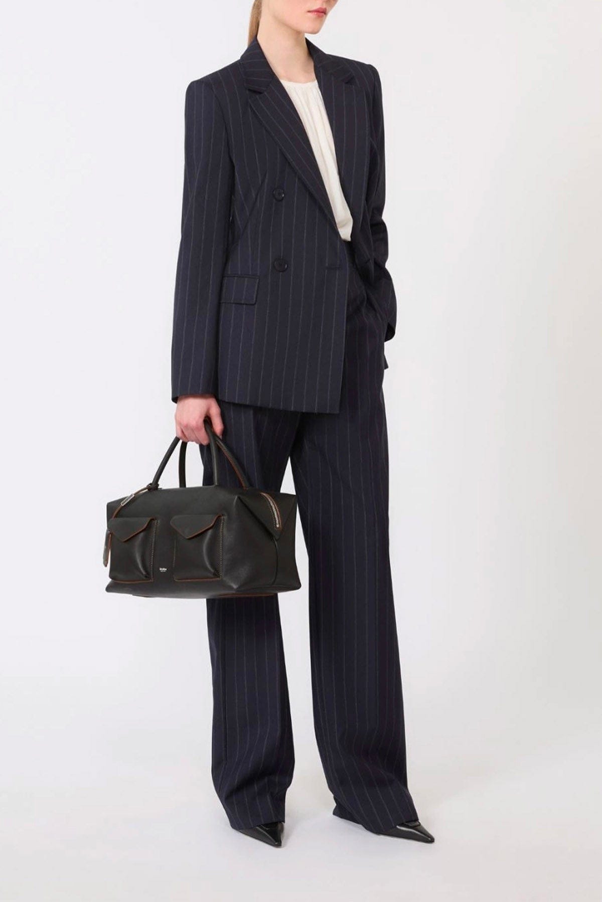 MAXMARA'S BRANDS PANTALONE LUNGO  Pantaloni gessati donna Max Mara Studio Mstenfasi