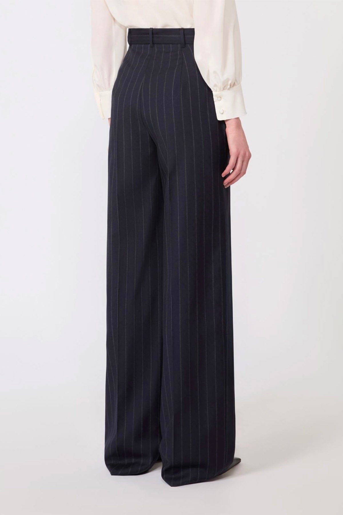MAXMARA'S BRANDS PANTALONE LUNGO  Pantaloni gessati donna Max Mara Studio Mstenfasi