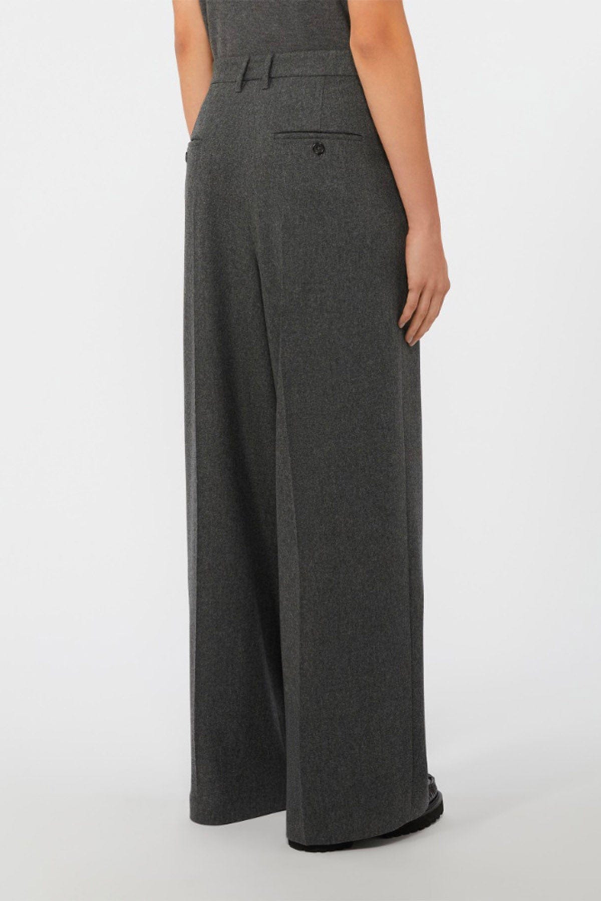 MAXMARA&#39;S BRANDS PANTALONE LUNGO  Pantaloni in flanella donna &#39;S Max Mara Titty