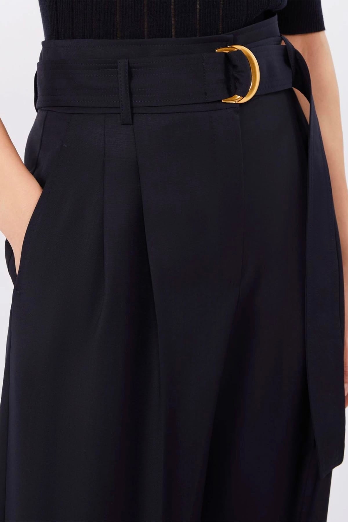 MAXMARA'S BRANDS PANTALONE LUNGO  Pantaloni in lana ampi donna Max Mara Studio Mstserio