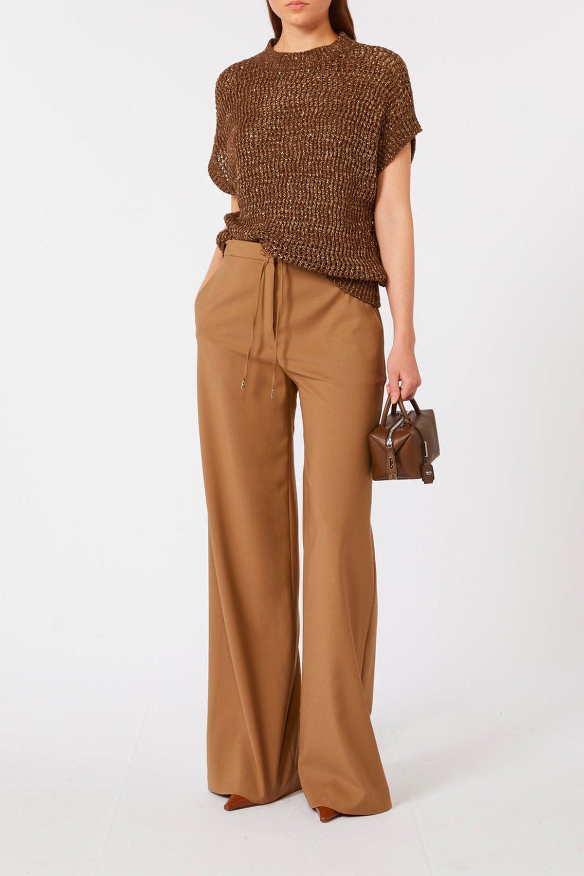 MAXMARA'S BRANDS PANTALONE LUNGO  Pantaloni in lana donan Max Mara Studio Mstcorone