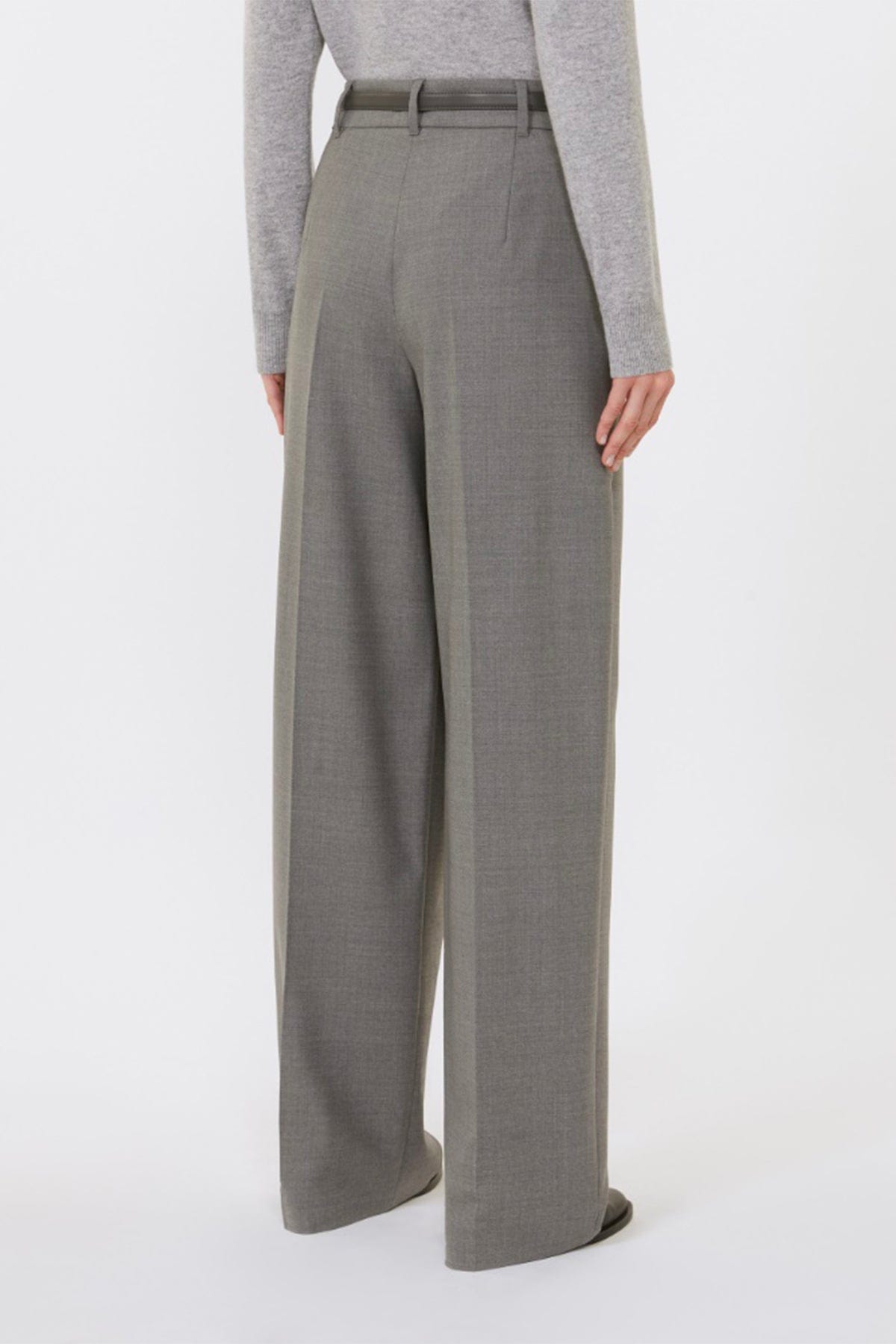 MAXMARA&#39;S BRANDS PANTALONE LUNGO  Pantaloni in lana donna Max Mara Studio Entrata