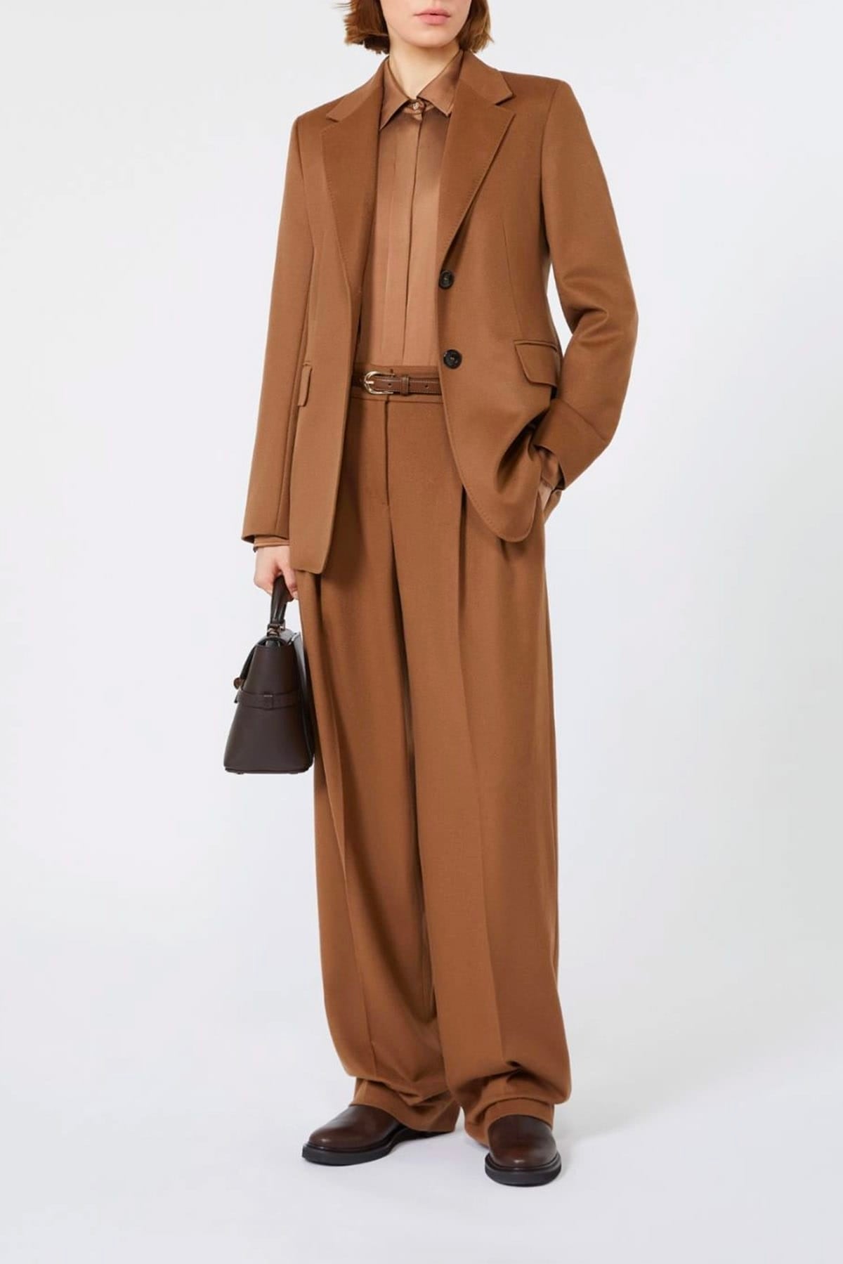 MAXMARA'S BRANDS PANTALONE LUNGO  Pantaloni in lana donna Max Mara Studio Mstcocco