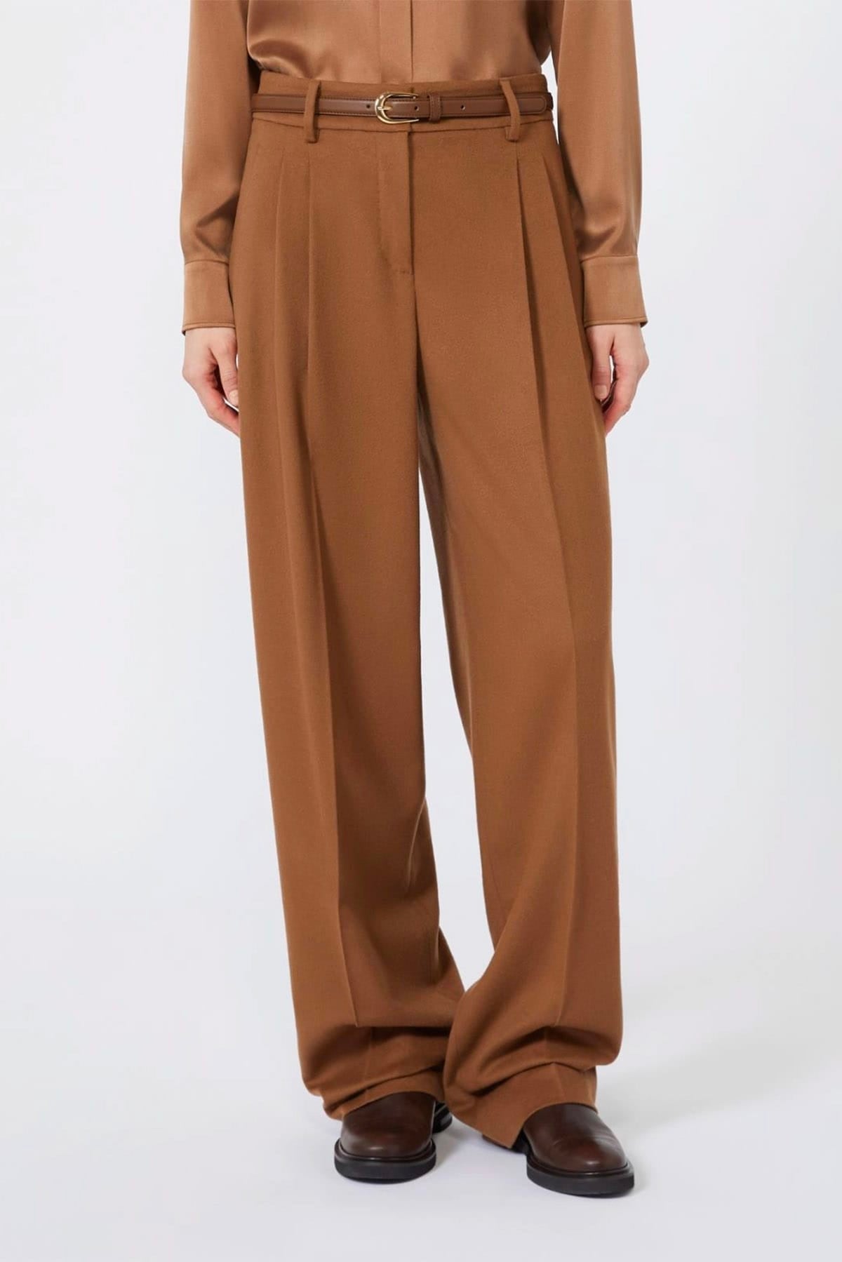 MAXMARA'S BRANDS PANTALONE LUNGO  Pantaloni in lana donna Max Mara Studio Mstcocco