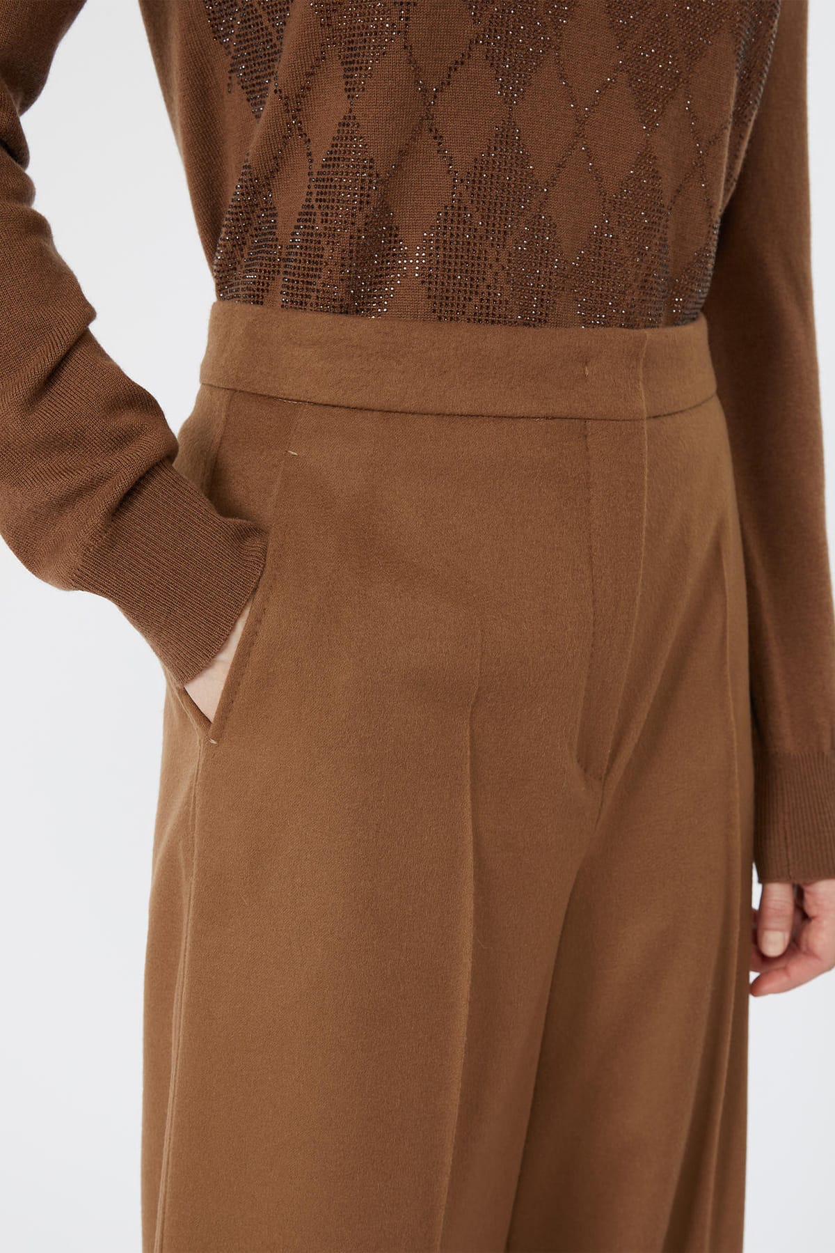 MAXMARA'S BRANDS PANTALONE LUNGO  Pantaloni in lana donna Max Mara Studio Mstmarengo