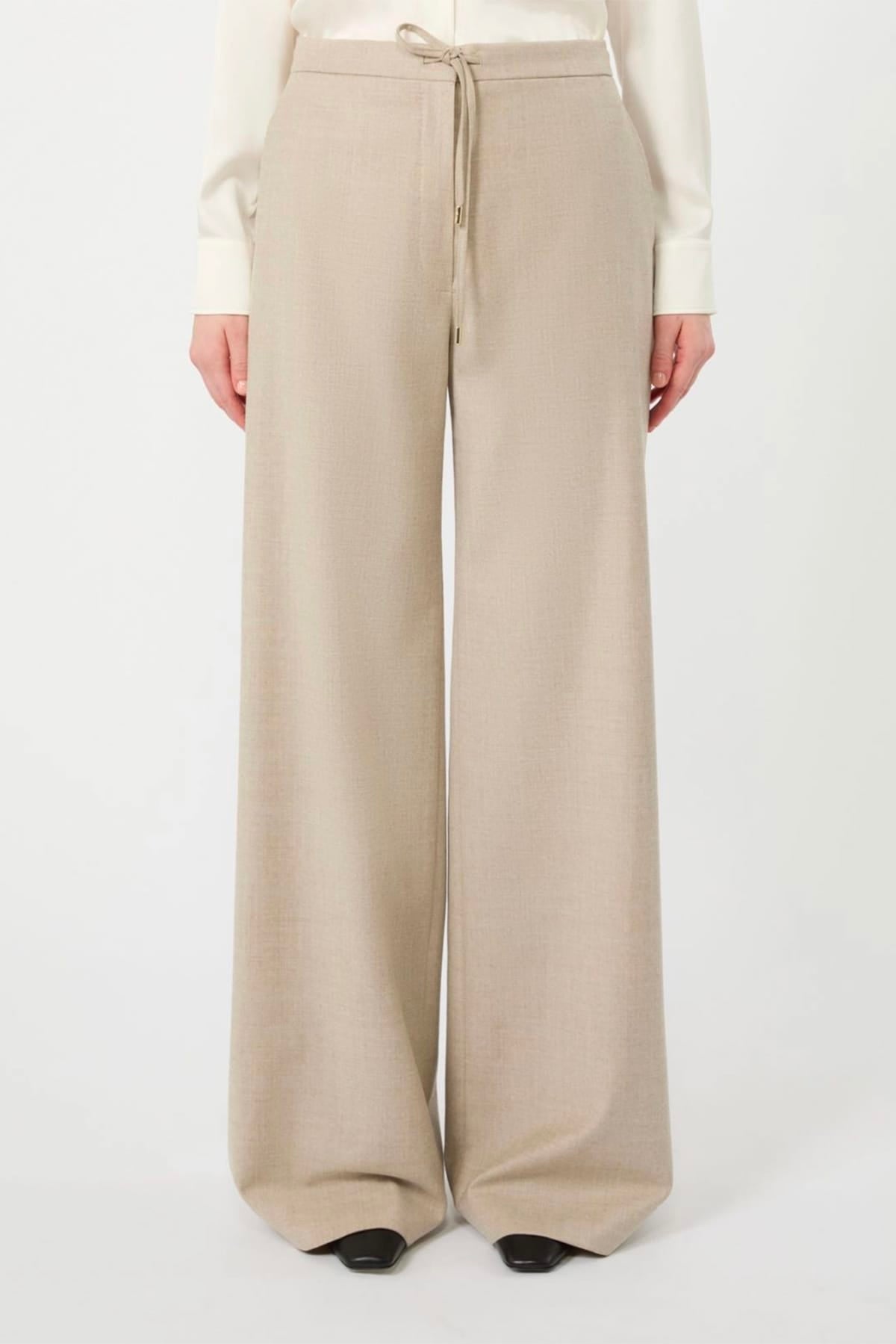 MAXMARA'S BRANDS PANTALONE LUNGO  Pantaloni in lana donna Max Mara Studio Mstrecente