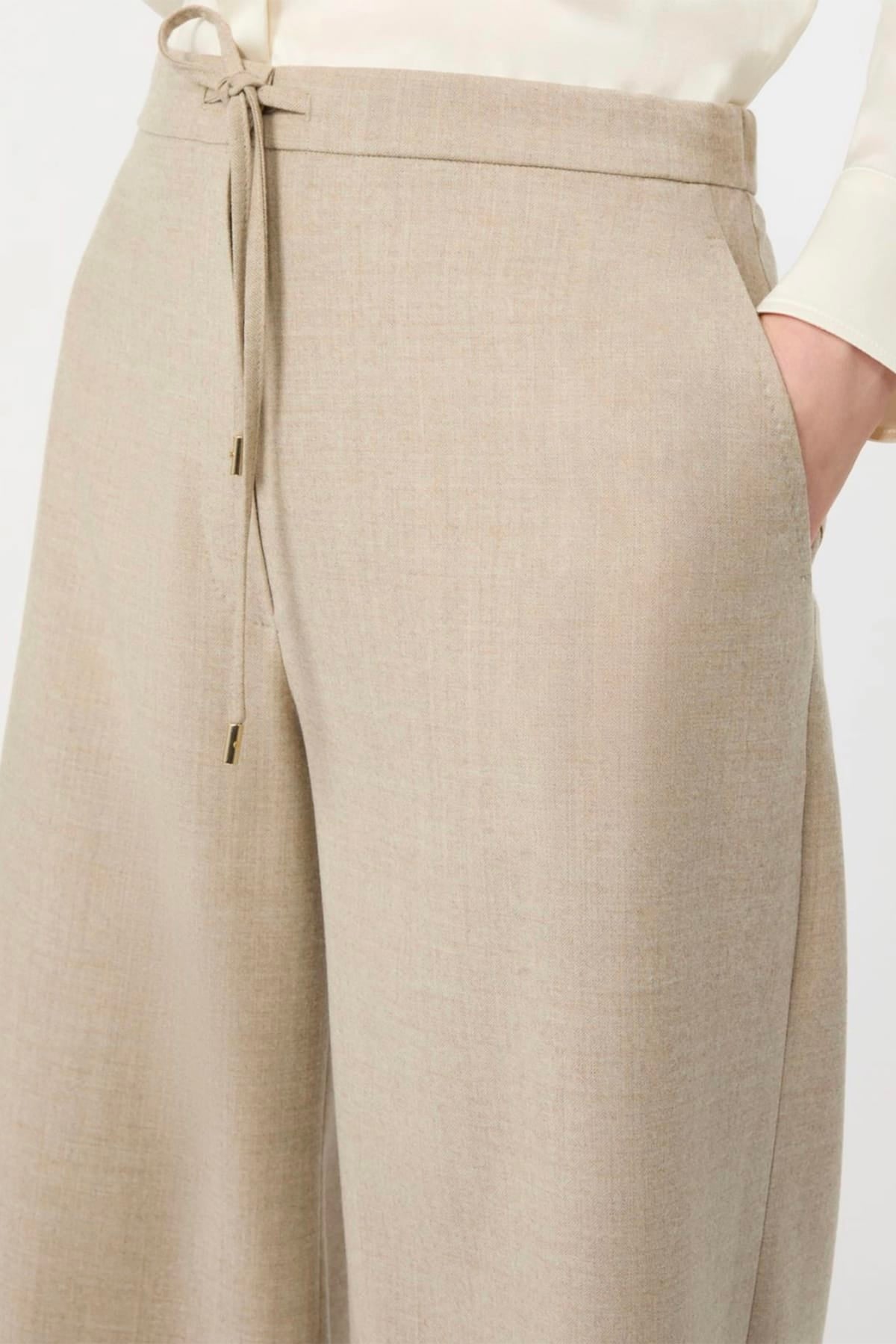 MAXMARA'S BRANDS PANTALONE LUNGO  CACHA MELANGE / 34 Pantaloni in lana donna Max Mara Studio Mstrecente