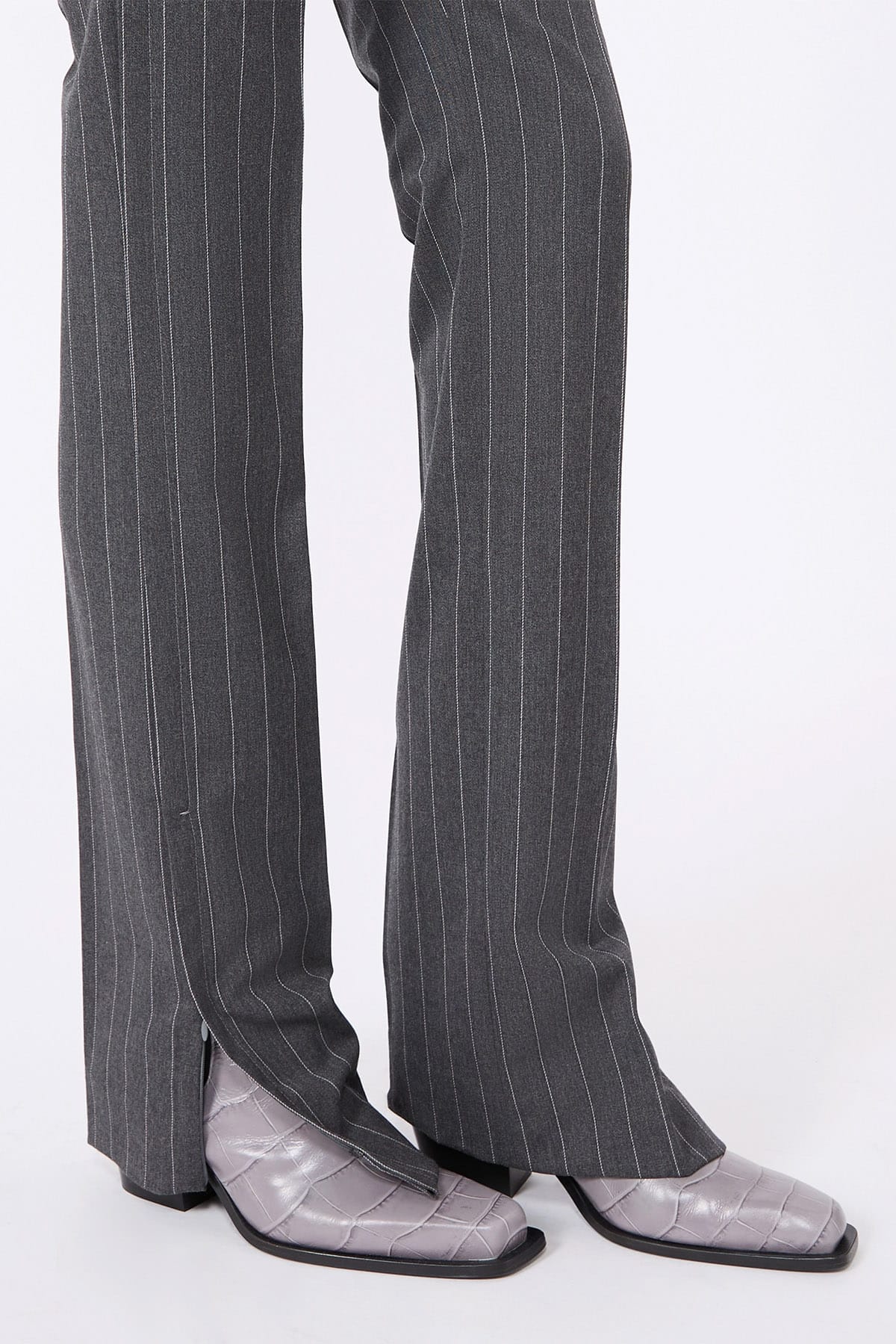 MAXMARA'S BRANDS PANTALONE LUNGO  Pantaloni in lana gessati Sportmax Sfilata Spsricordo