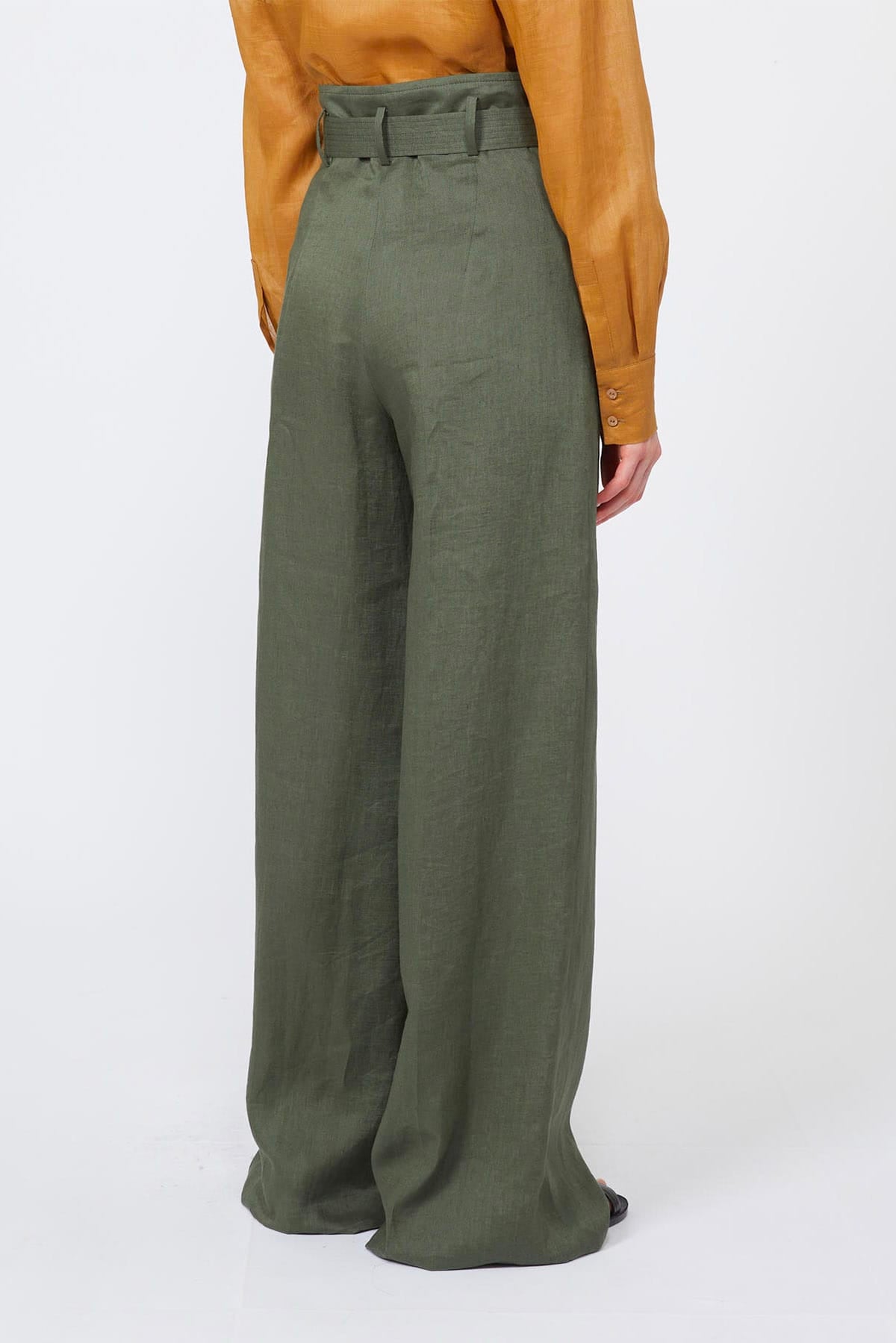 MAXMARA'S BRANDS PANTALONE LUNGO  Pantaloni in lino donna Max Mara Studio Mstmateria