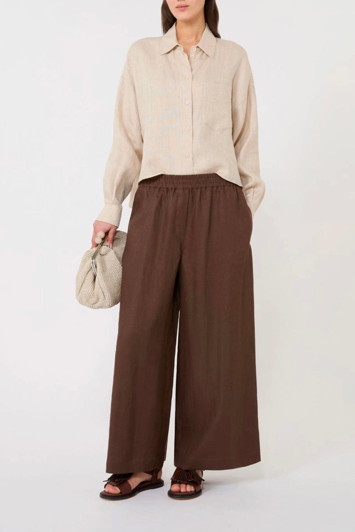 MAXMARA'S BRANDS PANTALONE LUNGO  Pantaloni in lino donna Weekend Max Mara Wkdfelino