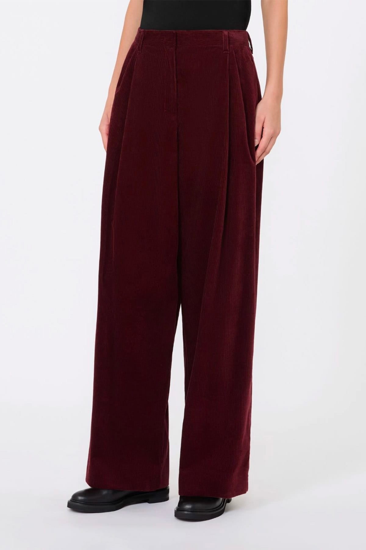 MAXMARA'S BRANDS PANTALONE LUNGO  Pantaloni in velluto di cotone donna over 'S Max Mara Smmcorona