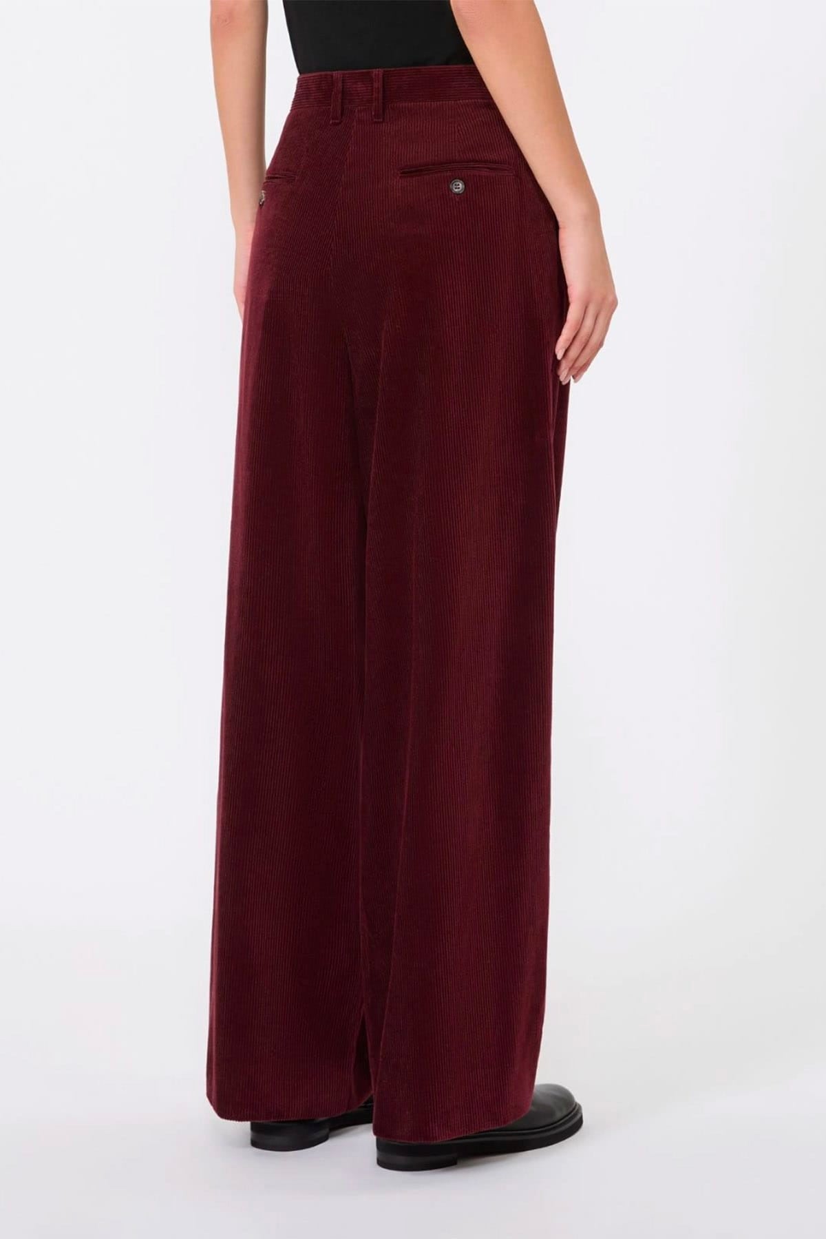 MAXMARA'S BRANDS PANTALONE LUNGO  Pantaloni in velluto di cotone donna over 'S Max Mara Smmcorona