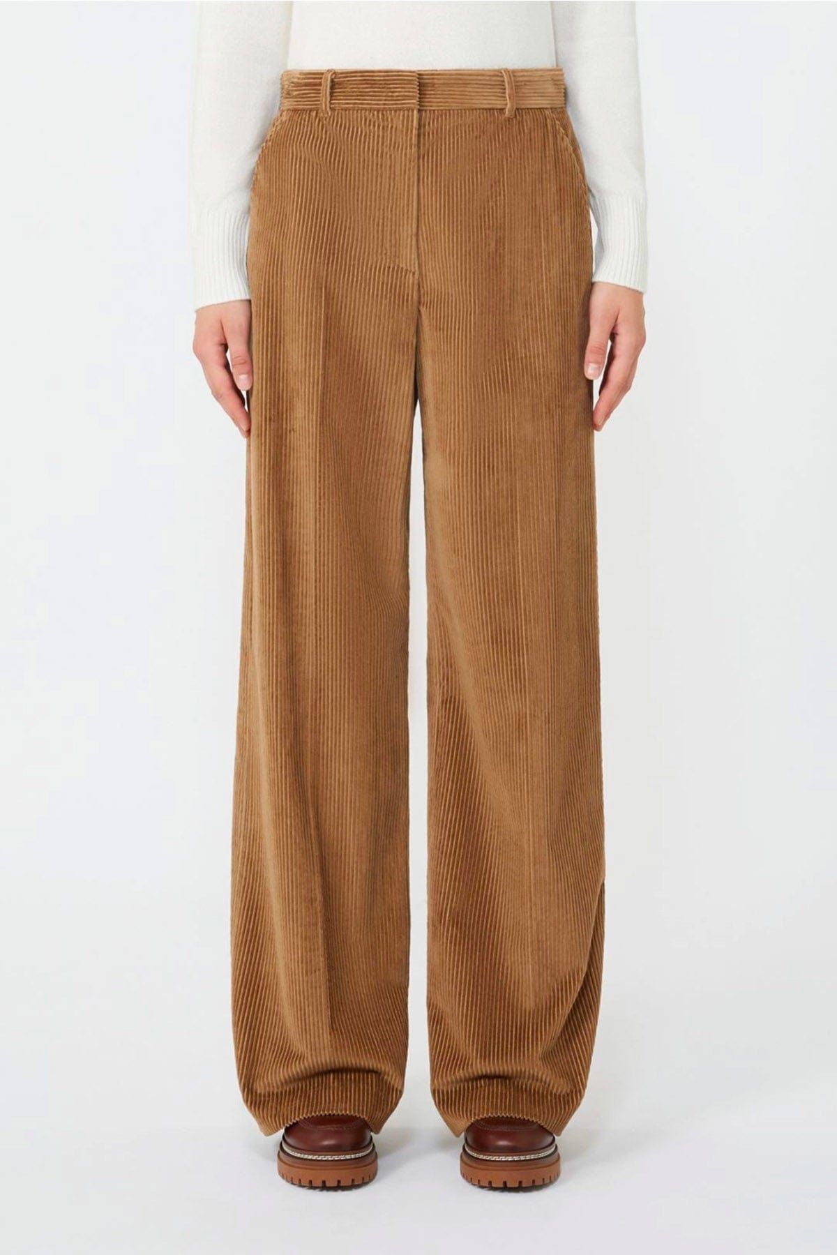 MAXMARA&#39;S BRANDS PANTALONE LUNGO  Pantaloni in velluto di cotone donna Weekend Max Mara Tania