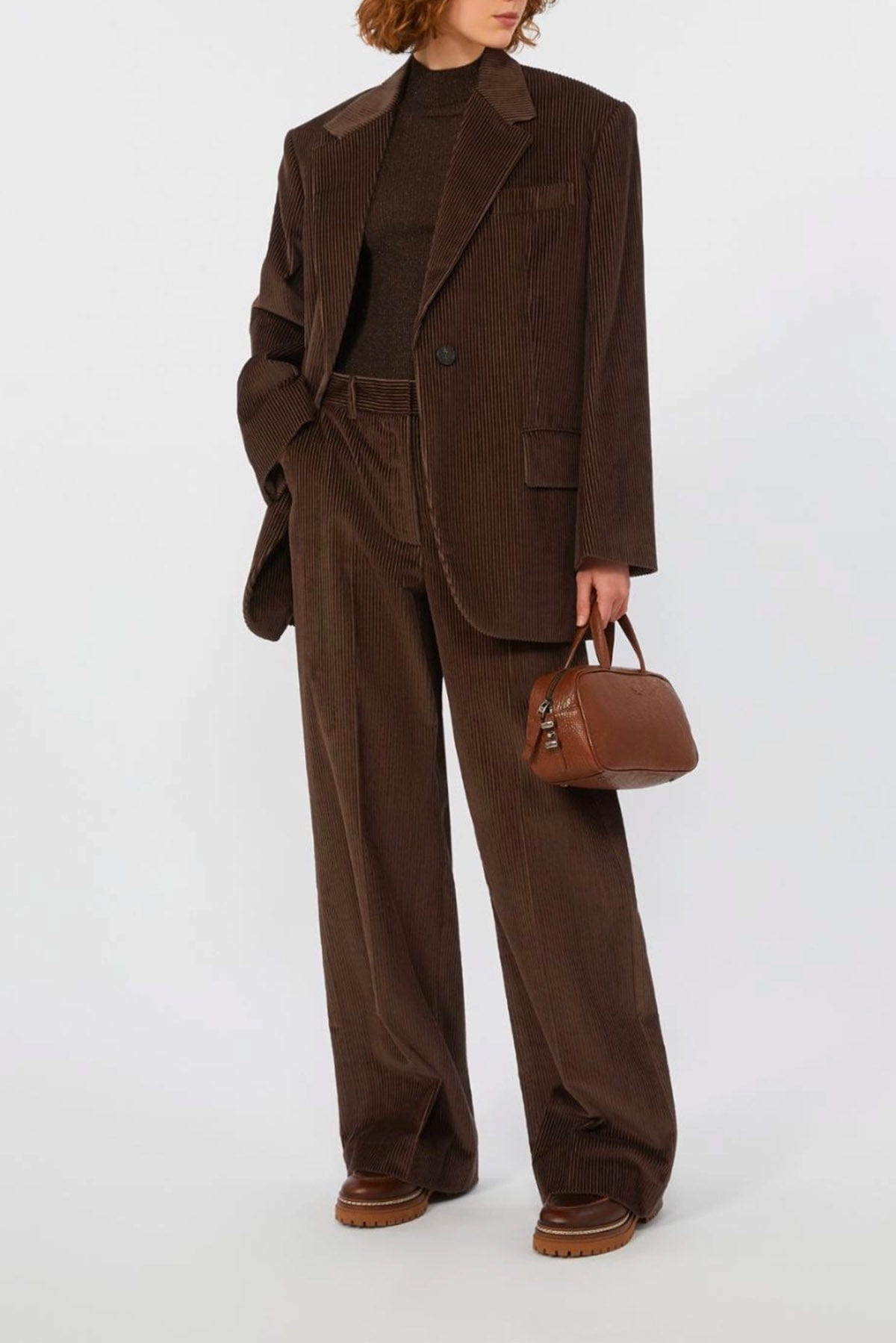 MAXMARA&#39;S BRANDS PANTALONE LUNGO  Pantaloni in velluto di cotone donna Weekend Max Mara Tania