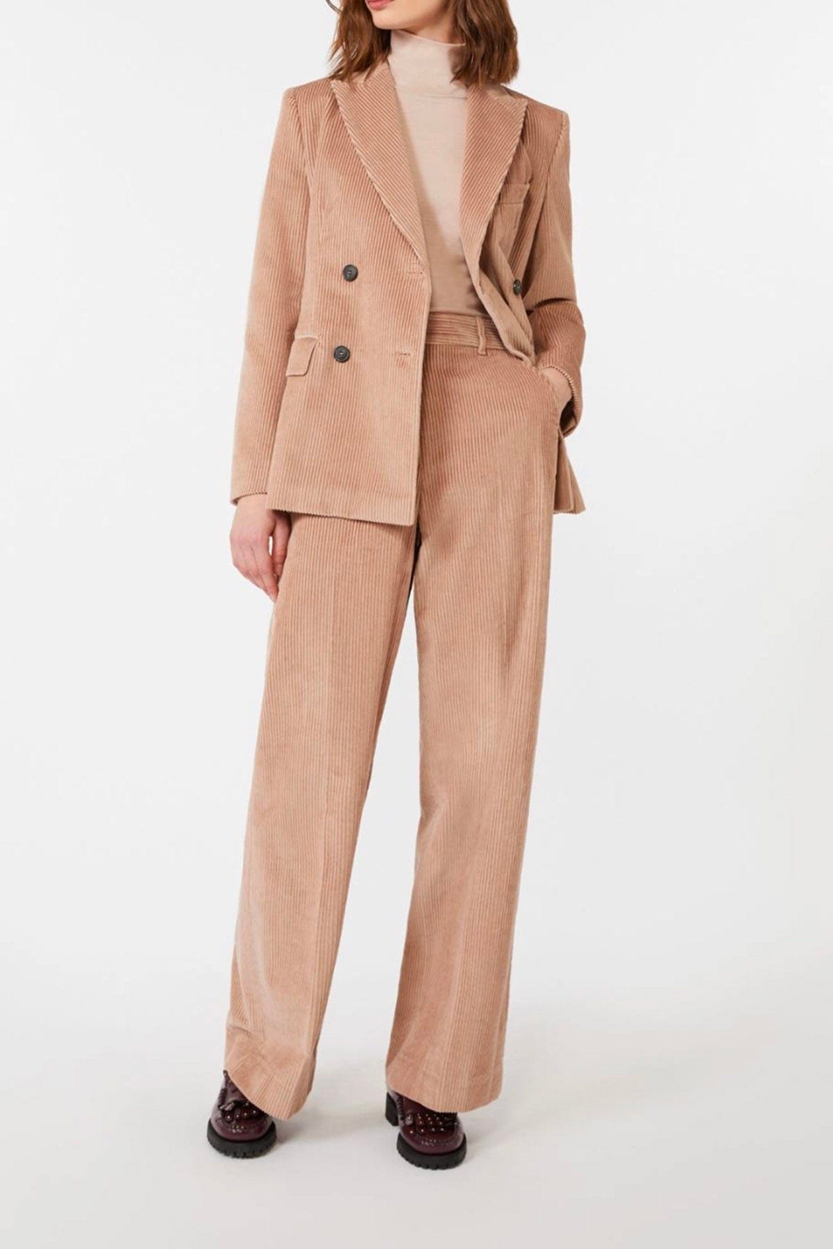 MAXMARA&#39;S BRANDS PANTALONE LUNGO  Pantaloni in velluto di cotone donna Weekend Max Mara Tania