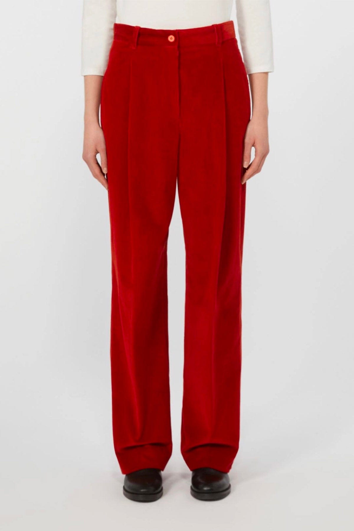 MAXMARA'S BRANDS PANTALONE LUNGO  VERDE OLIO / 34 Pantaloni in velluto donna Max Mara Weekend Ordine