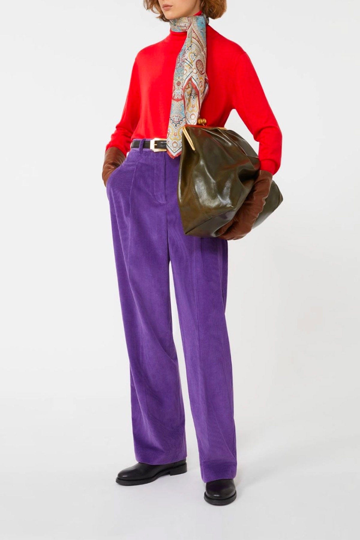 MAXMARA&#39;S BRANDS PANTALONE LUNGO  Pantaloni in velluto donna Max Mara Weekend Ordine