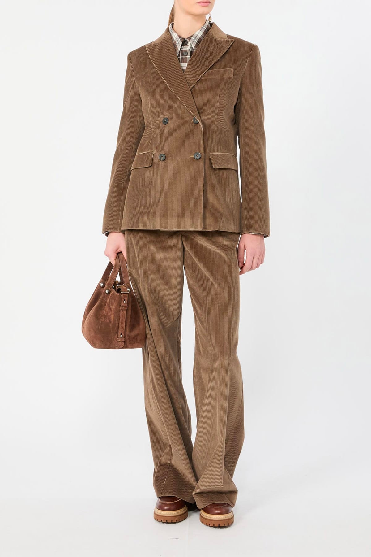 MAXMARA'S BRANDS PANTALONE LUNGO  Pantaloni in Velluto donna Max Mara Weekend Wkdtania