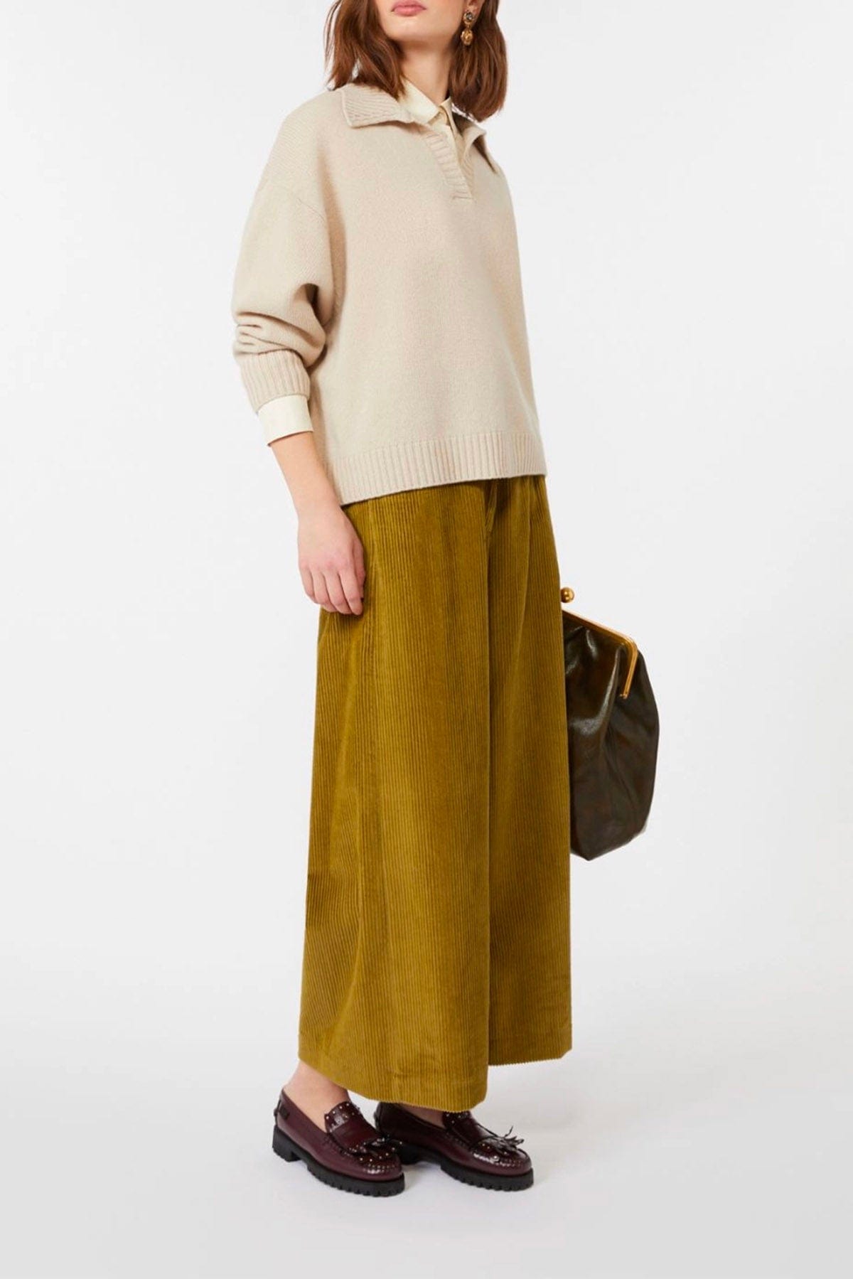 MAXMARA&#39;S BRANDS PANTALONE LUNGO  Pantaloni in velluto donna Weekend Max Mara Ursola