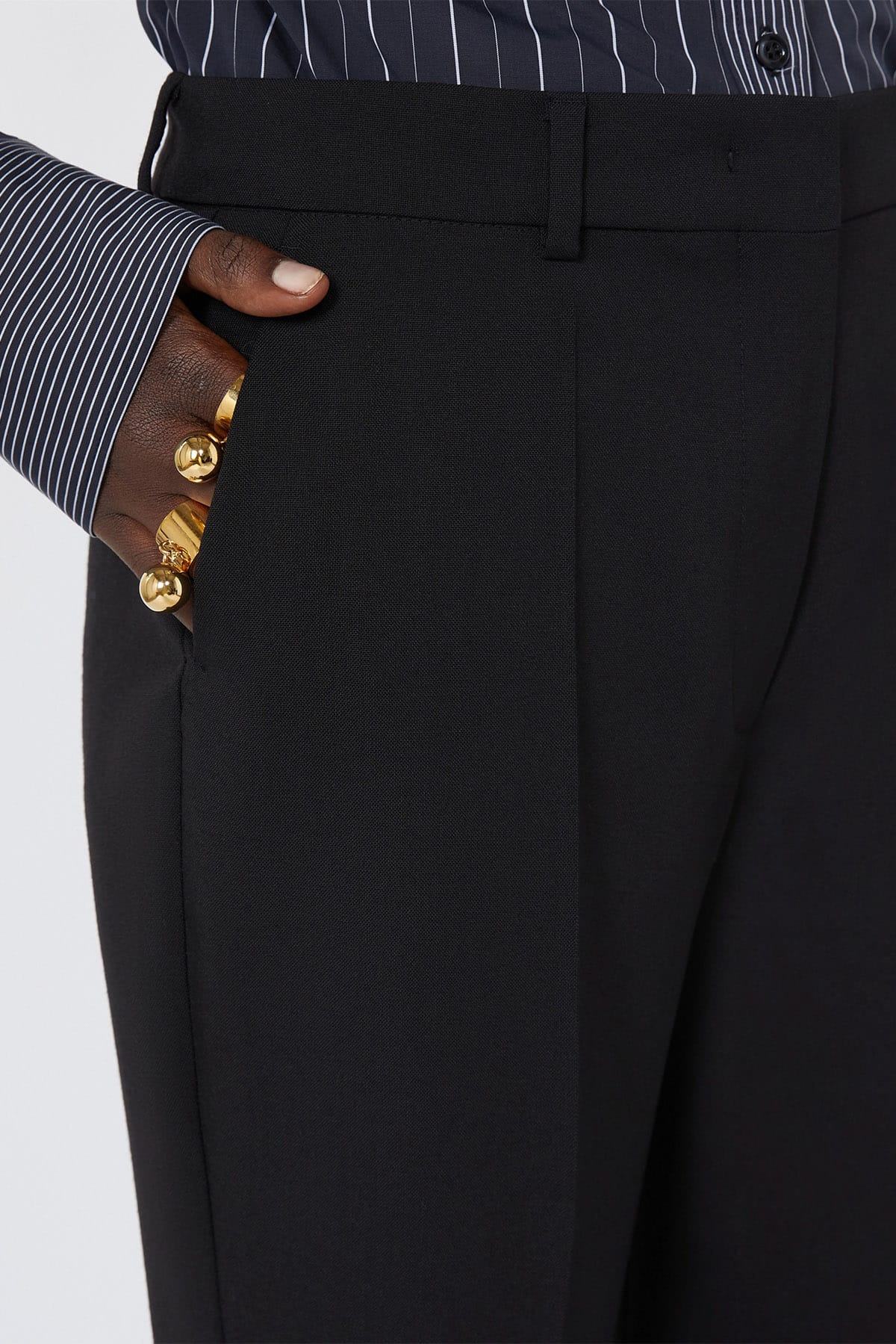 MAXMARA'S BRANDS PANTALONE LUNGO  Pantaloni neri a zampa donna Sportmax Spxmodico4