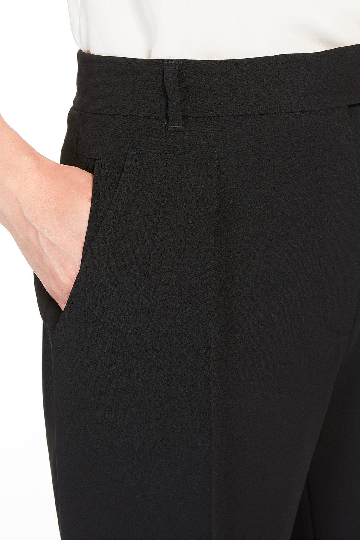 MAXMARA&#39;S BRANDS PANTALONE LUNGO  Pantaloni Neri Donna Max Mara Studio Eguale