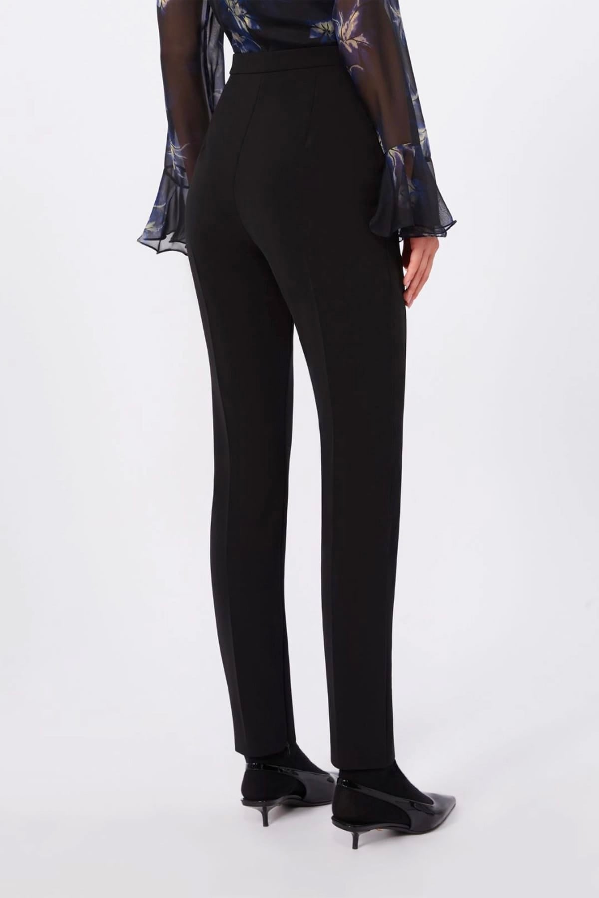 MAXMARA'S BRANDS PANTALONE LUNGO  Pantaloni neri donna Max Mara Studio Mstcrespo