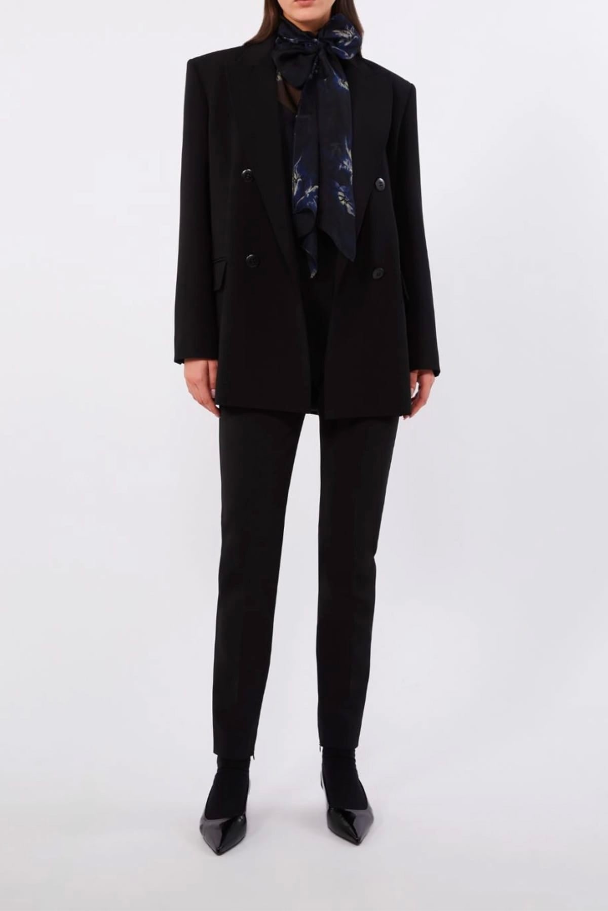 MAXMARA'S BRANDS PANTALONE LUNGO  Pantaloni neri donna Max Mara Studio Mstcrespo