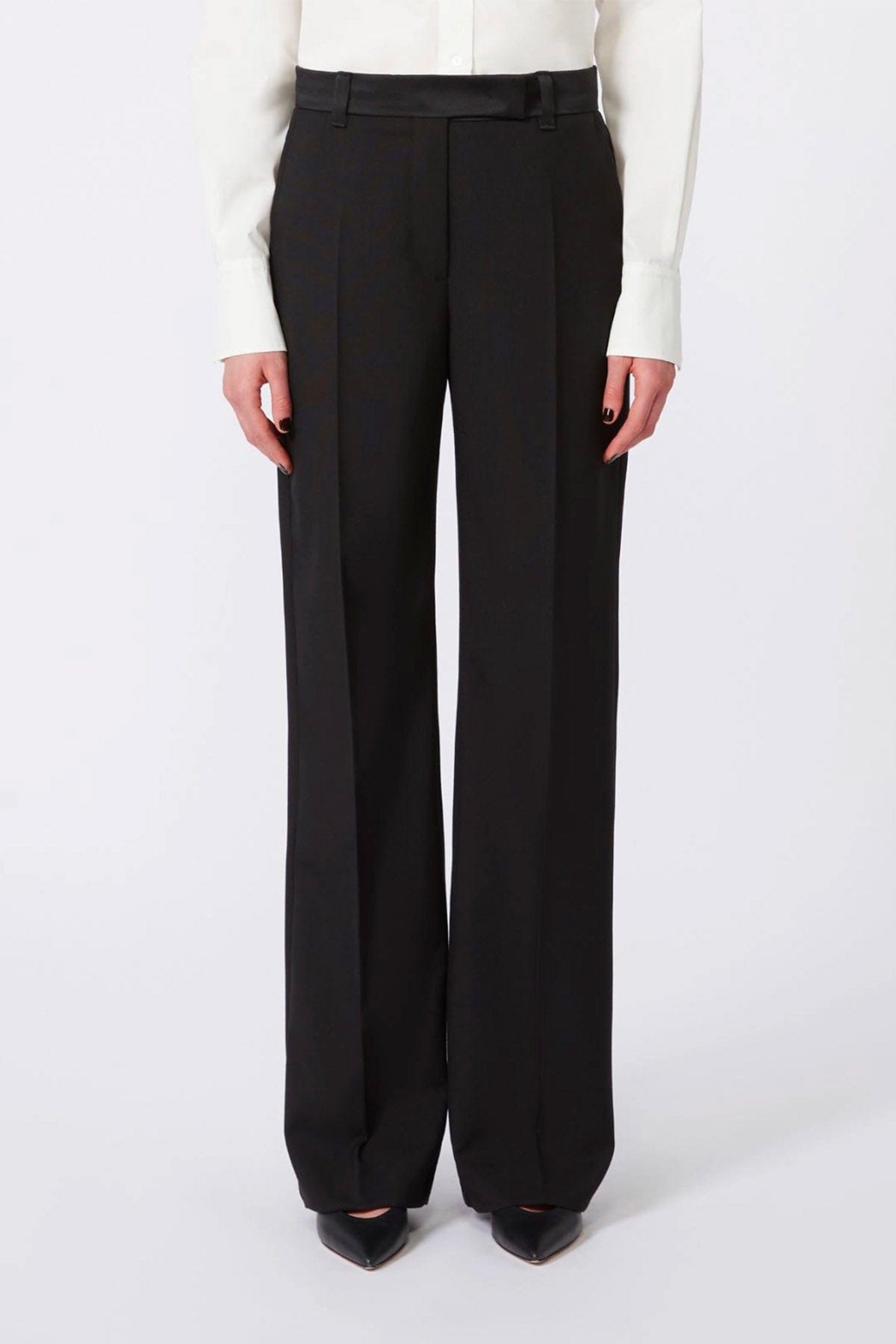 MAXMARA&#39;S BRANDS PANTALONE LUNGO  Pantaloni neri donna Max Mara Weekend Break1234