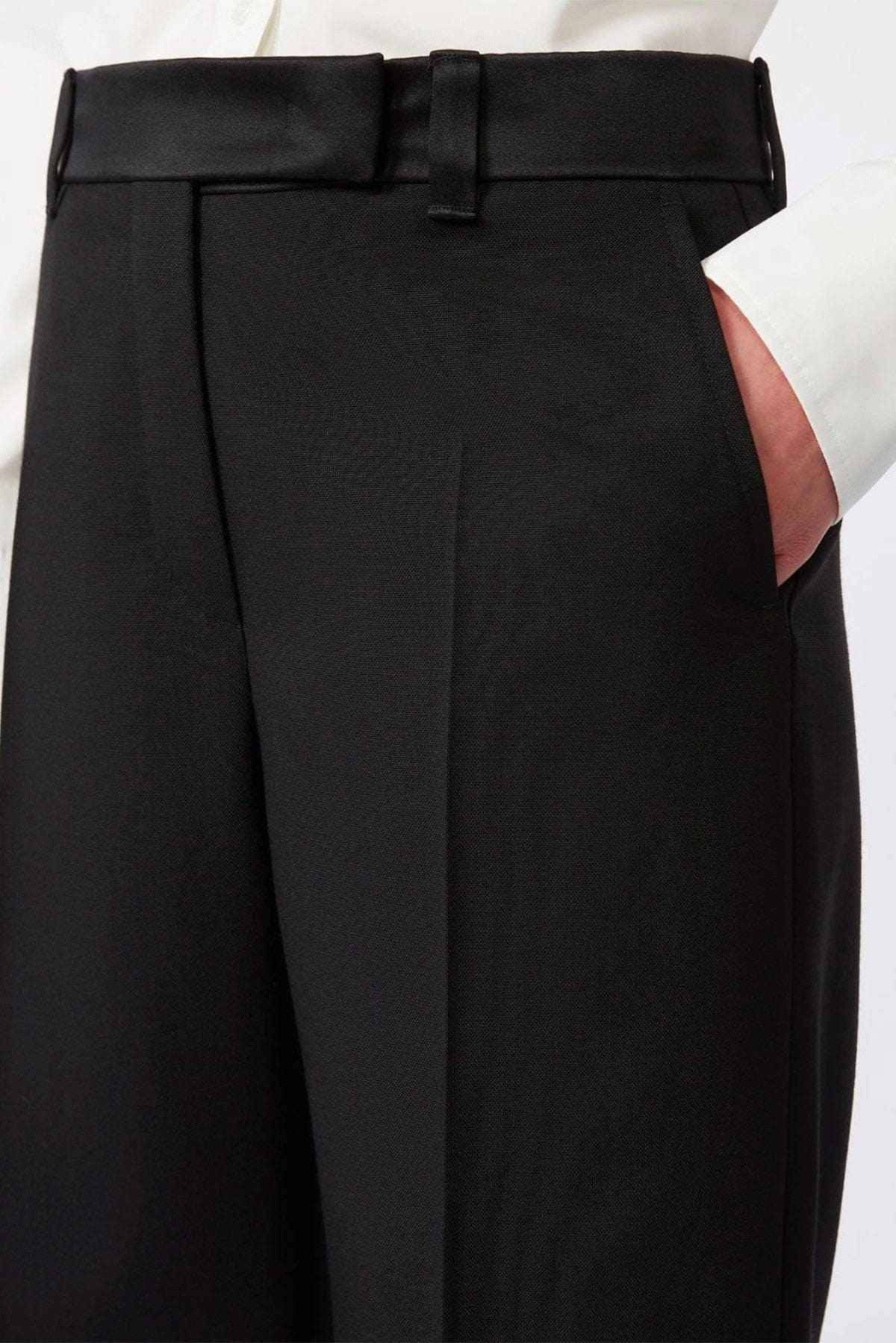 MAXMARA&#39;S BRANDS PANTALONE LUNGO  Pantaloni neri donna Max Mara Weekend Break1234