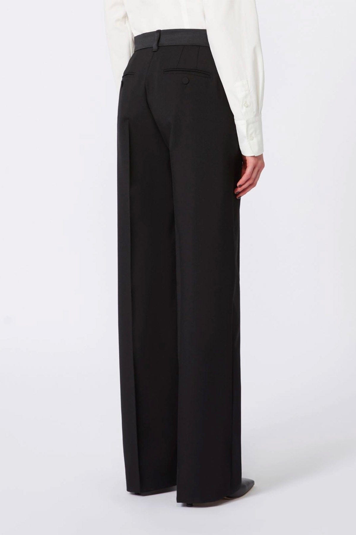 MAXMARA&#39;S BRANDS PANTALONE LUNGO  Pantaloni neri donna Max Mara Weekend Break1234