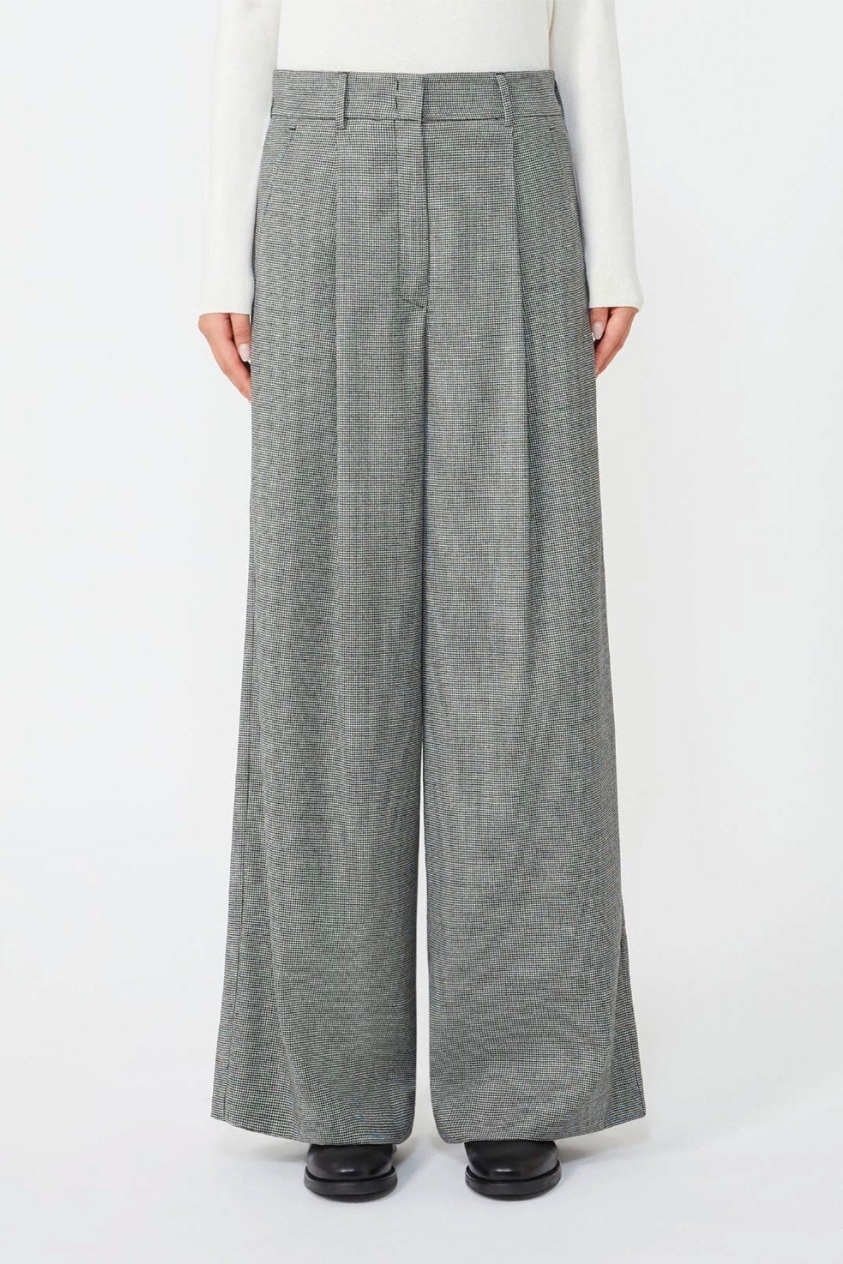 MAXMARA'S BRANDS PANTALONE LUNGO  Pantaloni over donna in lana Weekend Max Mara Globale