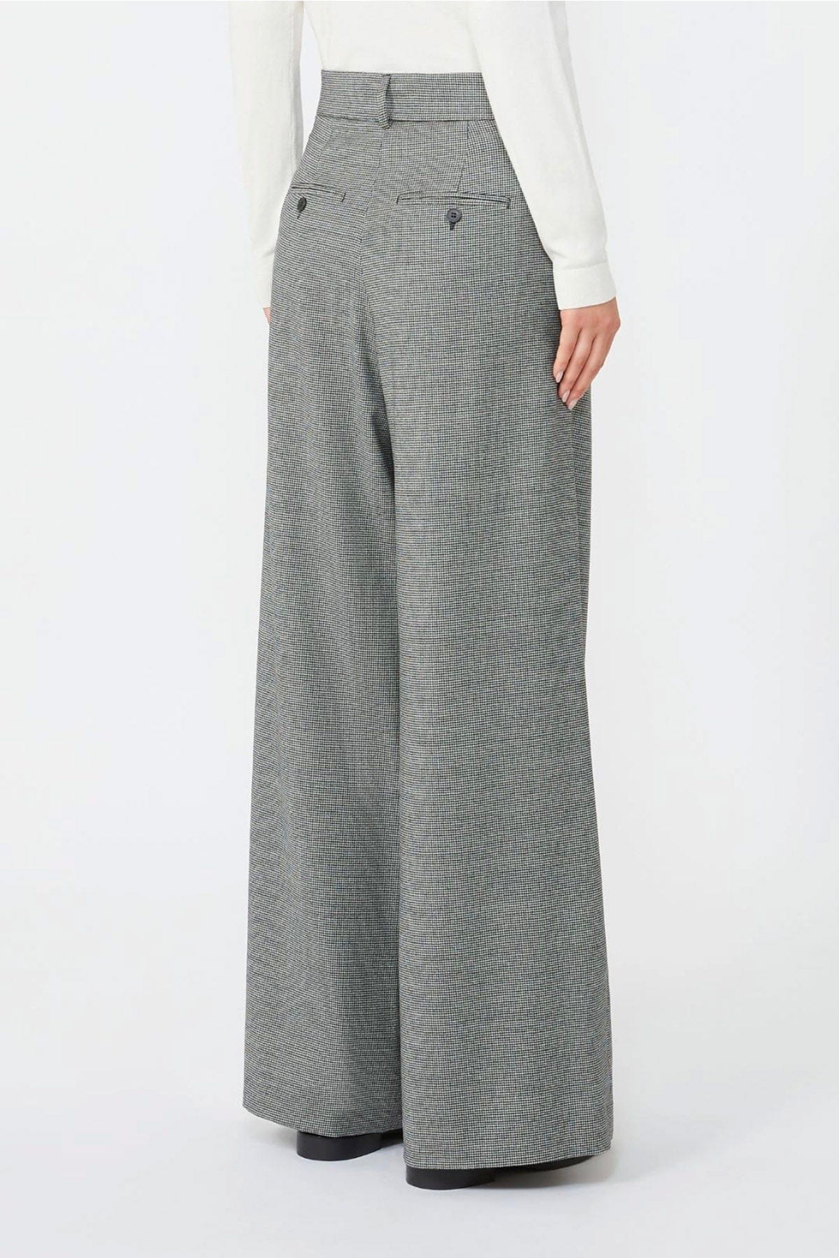 MAXMARA&#39;S BRANDS PANTALONE LUNGO  Pantaloni over donna in lana Weekend Max Mara Globale
