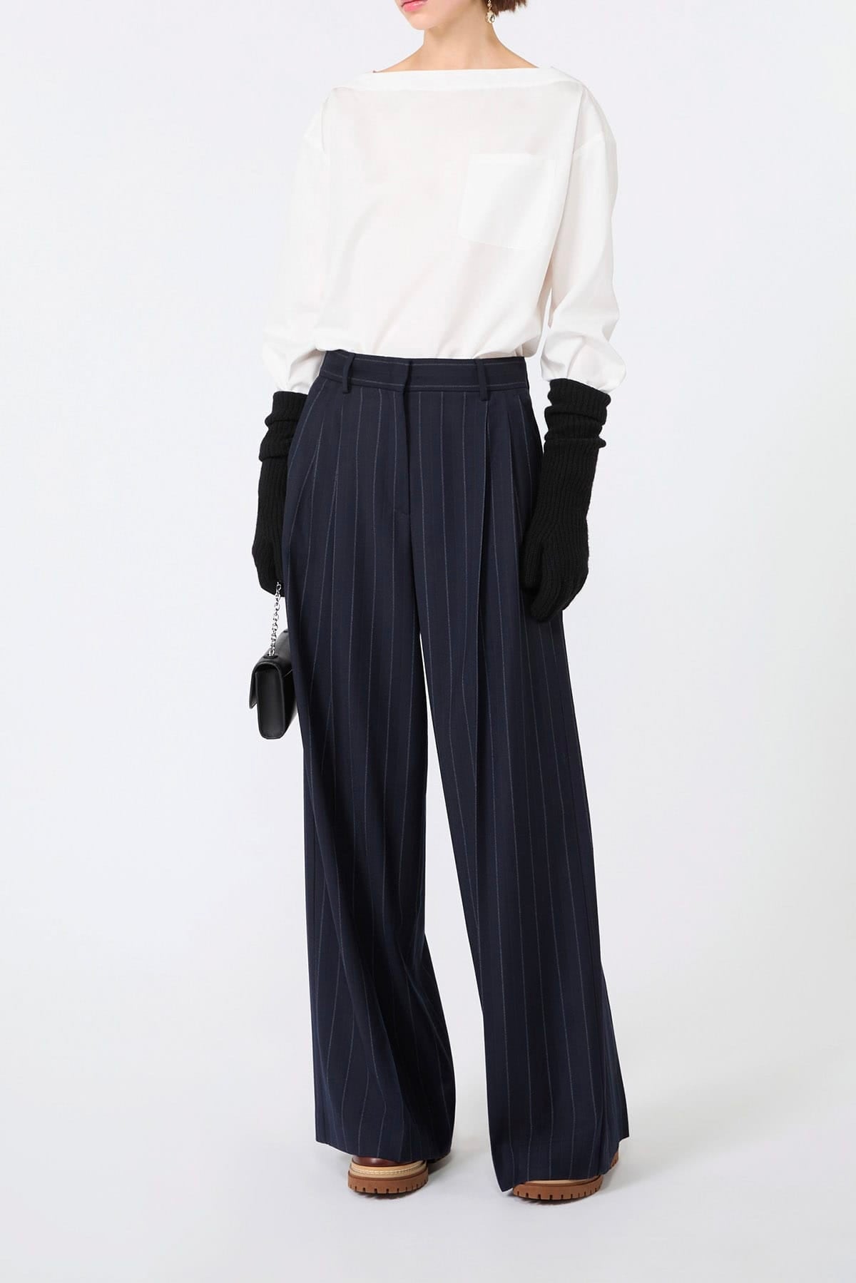 MAXMARA'S BRANDS PANTALONE LUNGO  Pantaloni over donna Max Mara Weekend Wkdnebbie