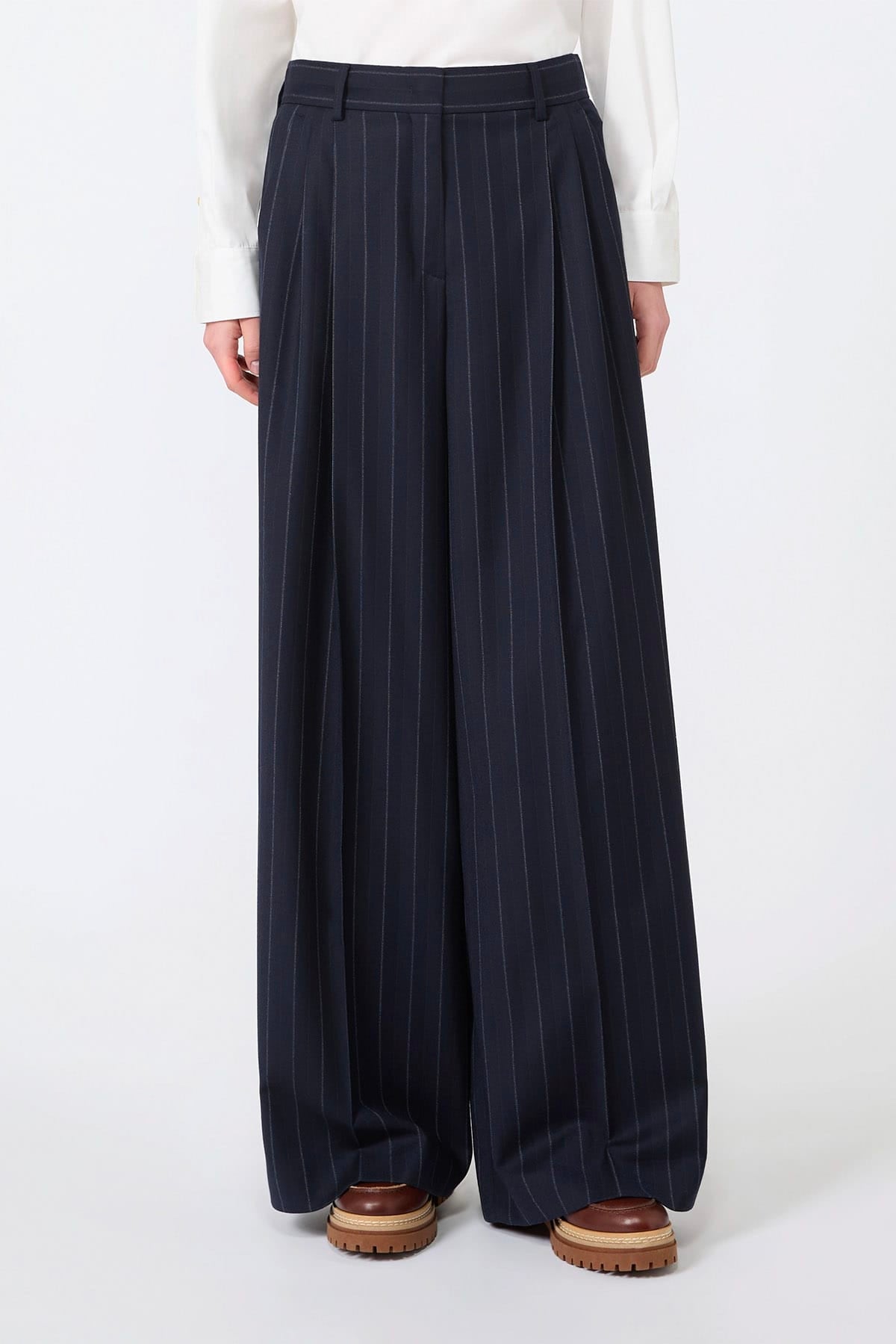 MAXMARA'S BRANDS PANTALONE LUNGO  Pantaloni over donna Max Mara Weekend Wkdnebbie