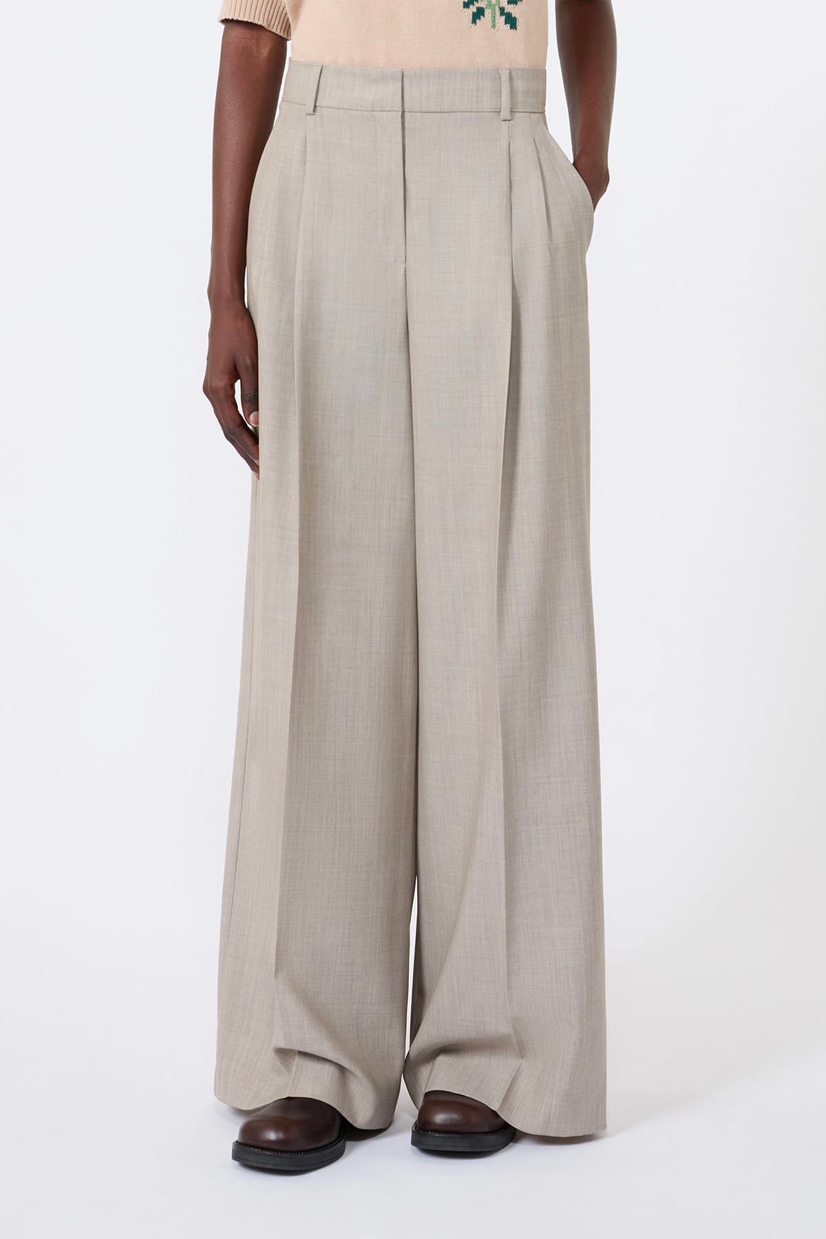 MAXMARA'S BRANDS PANTALONE LUNGO  Pantaloni over donna Max Mara Weekend Wkdovvio
