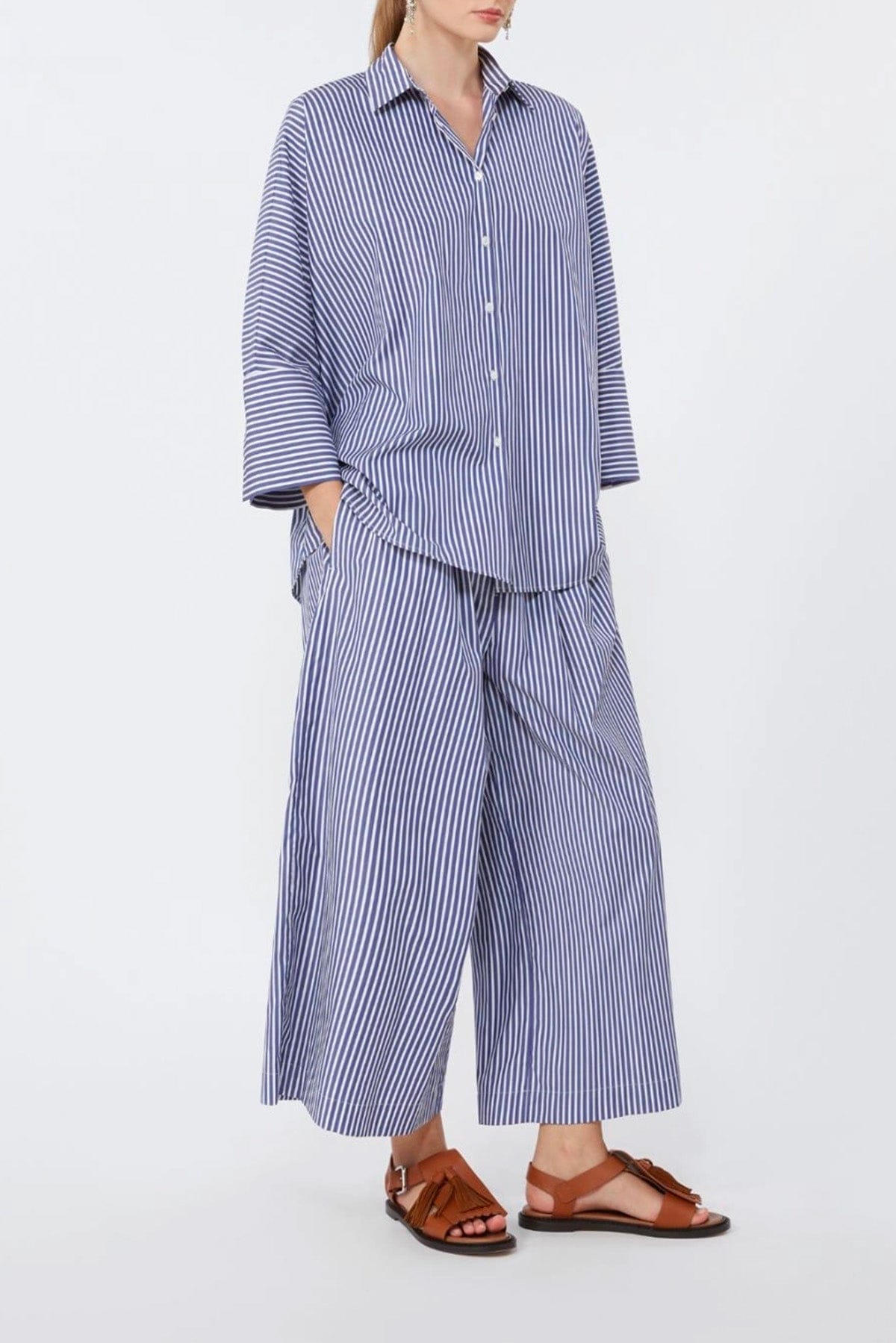 MAXMARA'S BRANDS PANTALONE LUNGO  Pantaloni rigati donna Weekend Max Mara Wkdottone