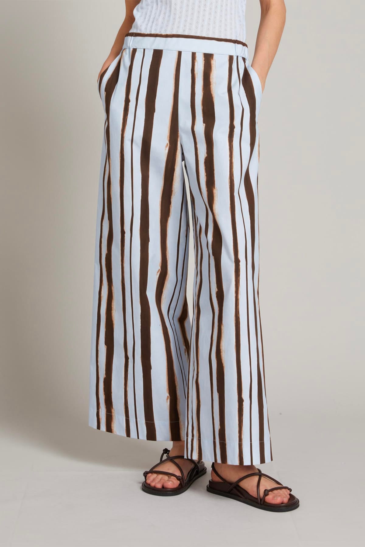 MAXMARA'S BRANDS PANTALONE LUNGO  RIGATA / 34 Pantalone rigato donna Max Mara MMmpelota