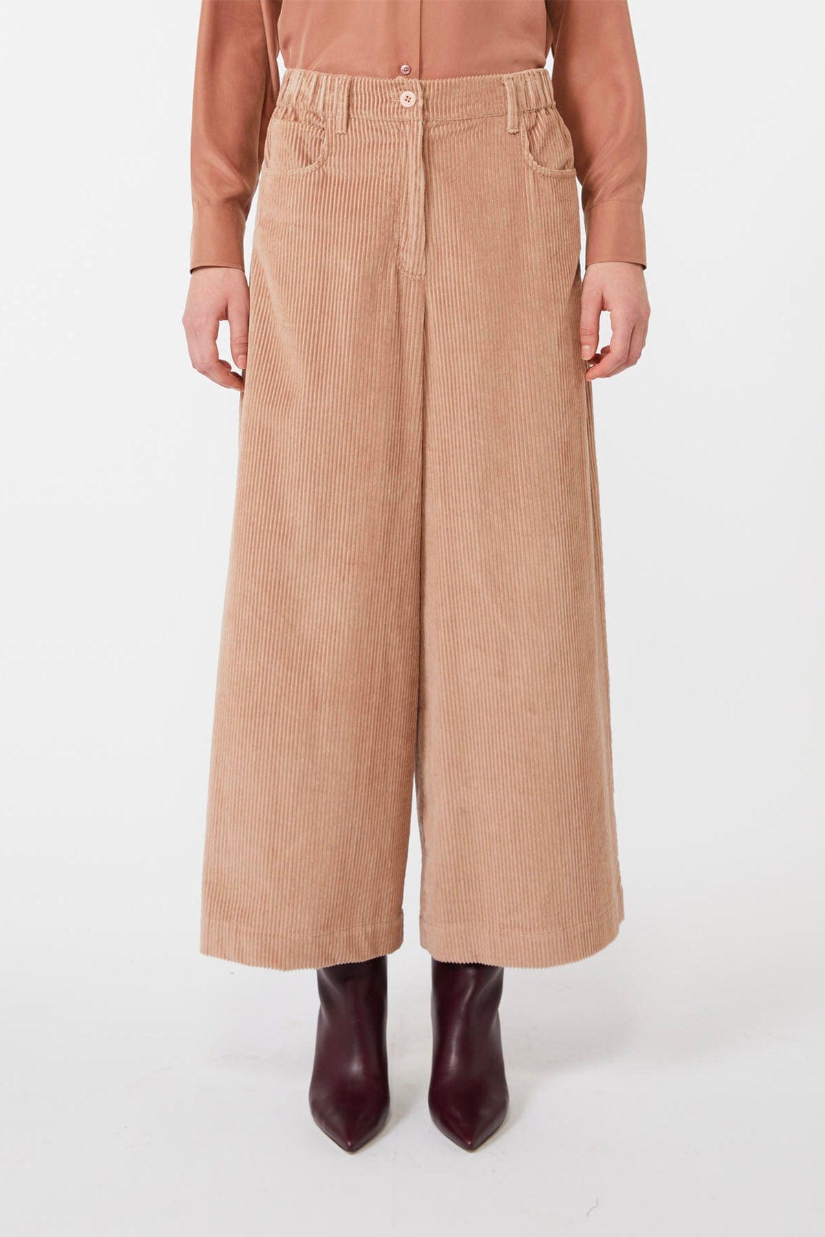 MAXMARA&#39;S BRANDS PANTALONE LUNGO  ROSA / 34 Pantaloni in velluto donna Weekend Max Mara Ursola