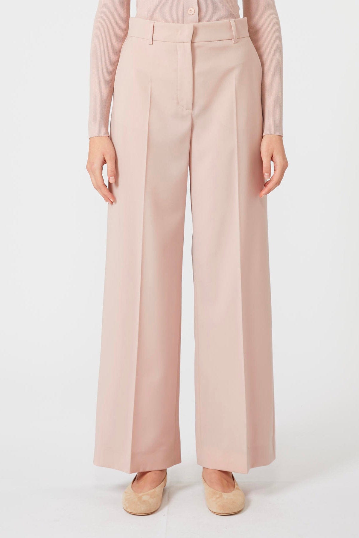 MAXMARA'S BRANDS PANTALONE LUNGO  ROSA CIPRIA / 34 Pantaloni donna Weekend Max Mara Visivo