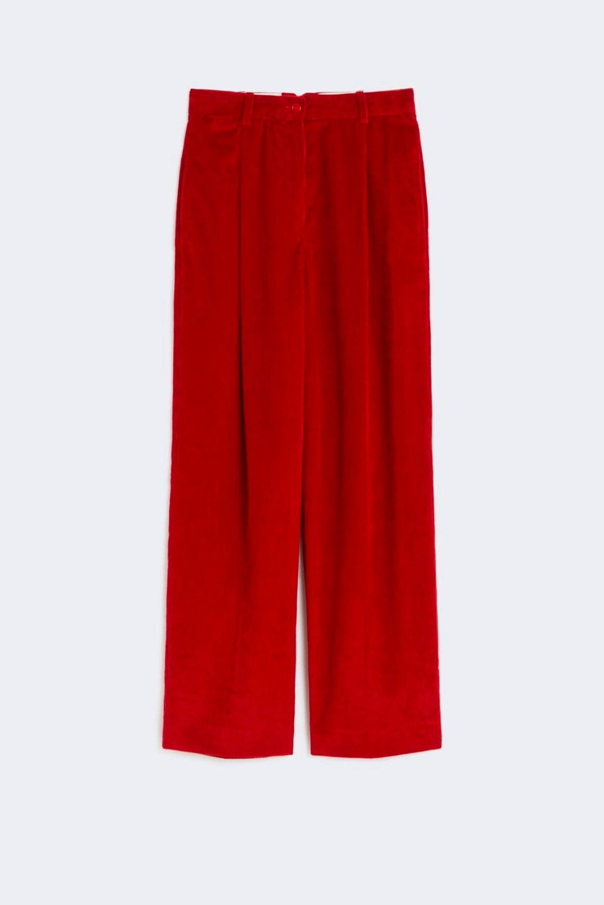 MAXMARA&#39;S BRANDS PANTALONE LUNGO  ROSSO / 34 Pantaloni in velluto donna Max Mara Weekend Ordine