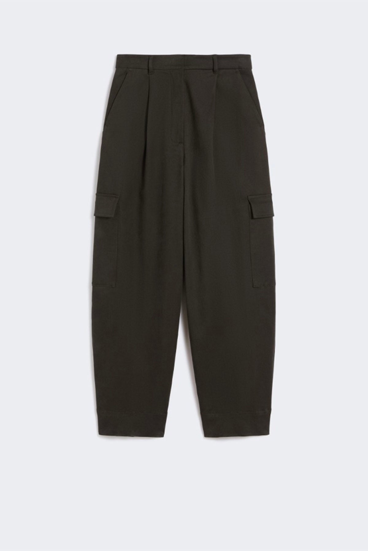 MAXMARA'S BRANDS PANTALONE LUNGO  VERDE / 34 Pantaloni cargo scuri donna 'S Max Mara Enigma