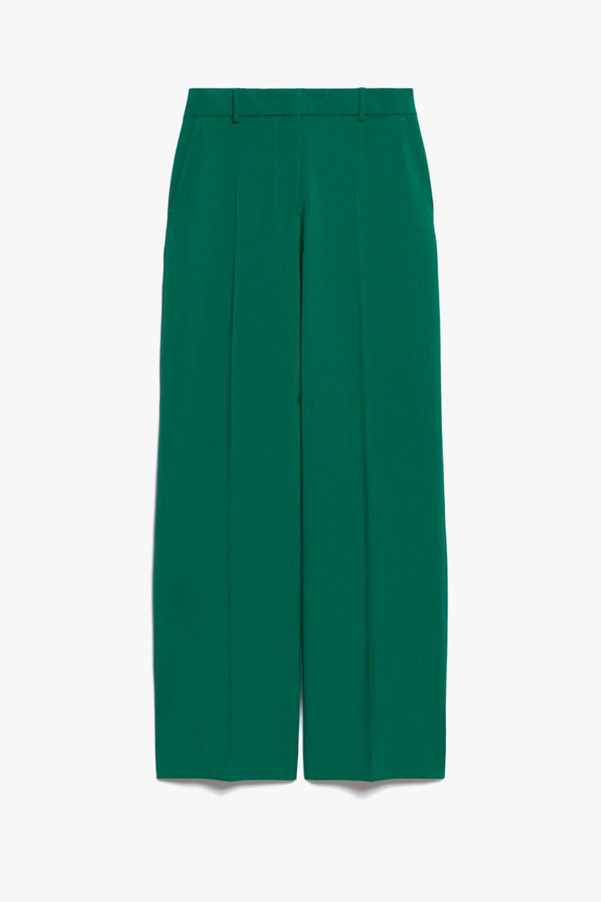 MAXMARA'S BRANDS PANTALONE LUNGO  VERDE BASILICO / 34 Pantalone Lungo Elegante Donna Weekend Max Mara Visivo