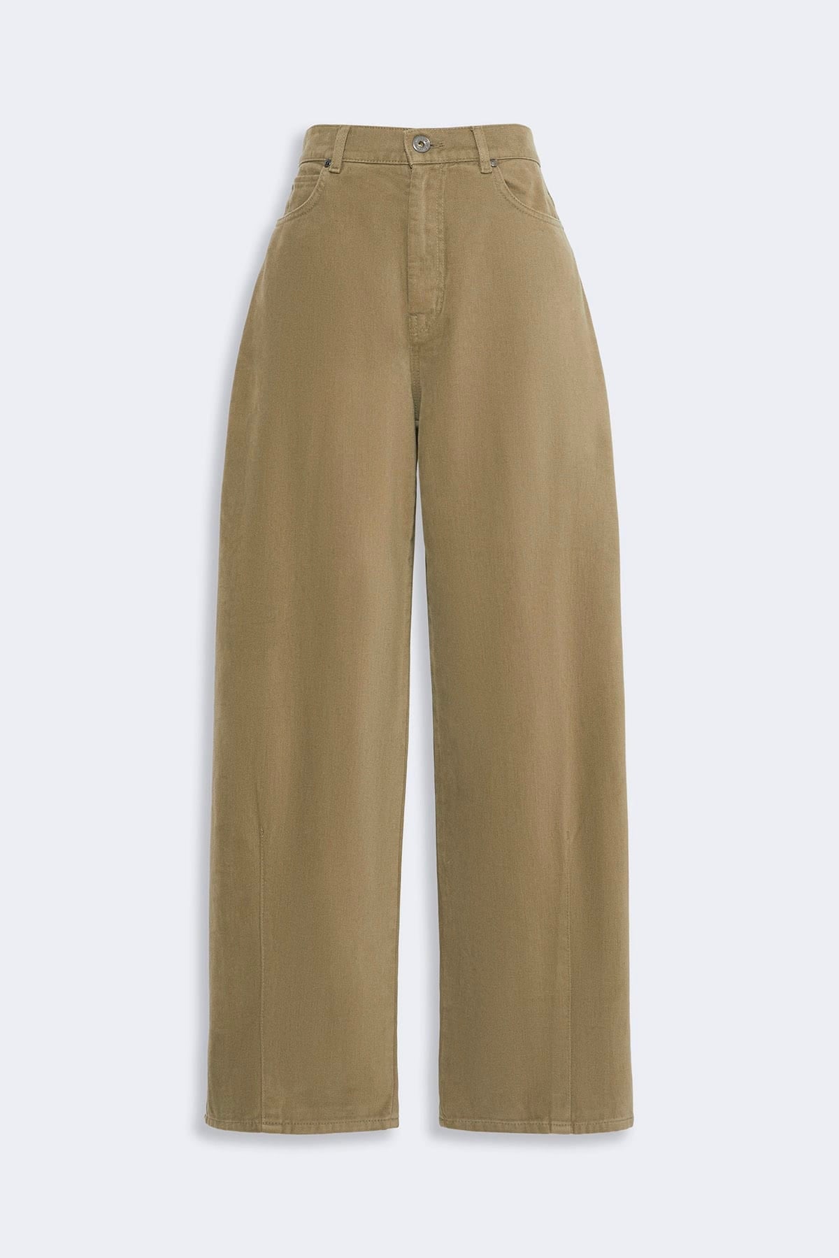 MAXMARA'S BRANDS PANTALONE LUNGO  VERDE KAKI / 34 Jeans over donna Max Mara Weekend Wkdordine