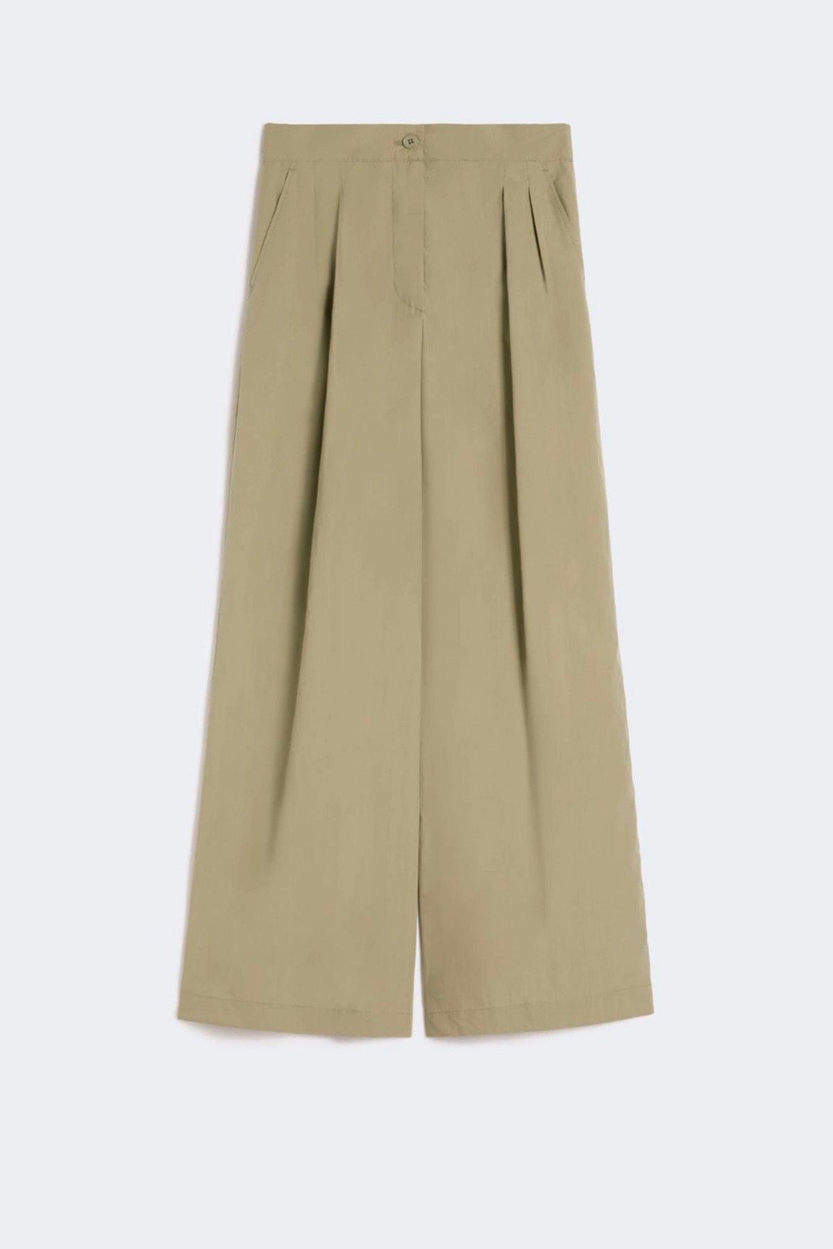 MAXMARA'S BRANDS PANTALONE LUNGO  VERDE OLIVA / 34 Pantaloni donna Weekend Max Mara Wkdbenda